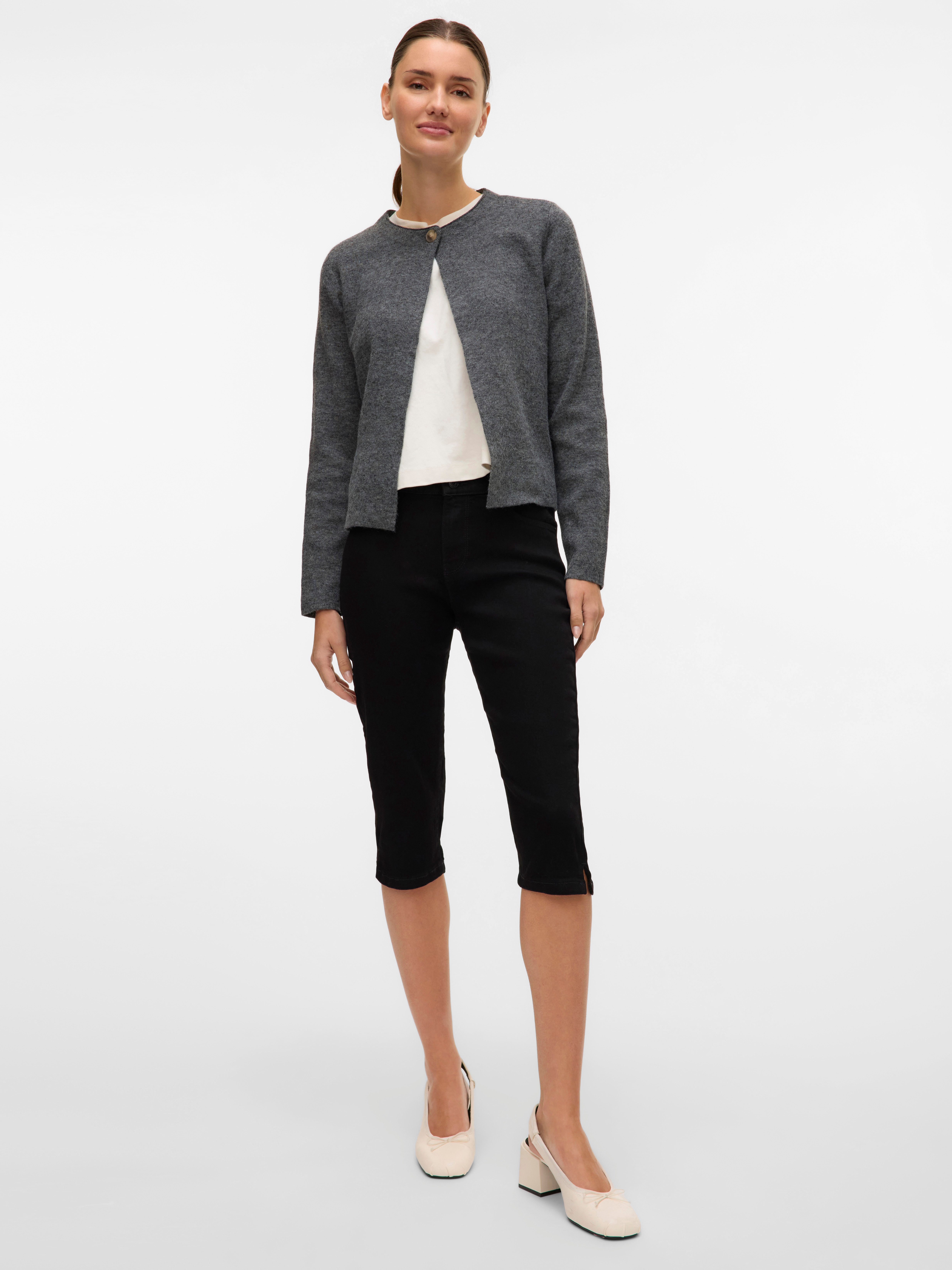 Vero Moda Capri jeans VMELLY MR KNICKERS DNM MIX NOOS