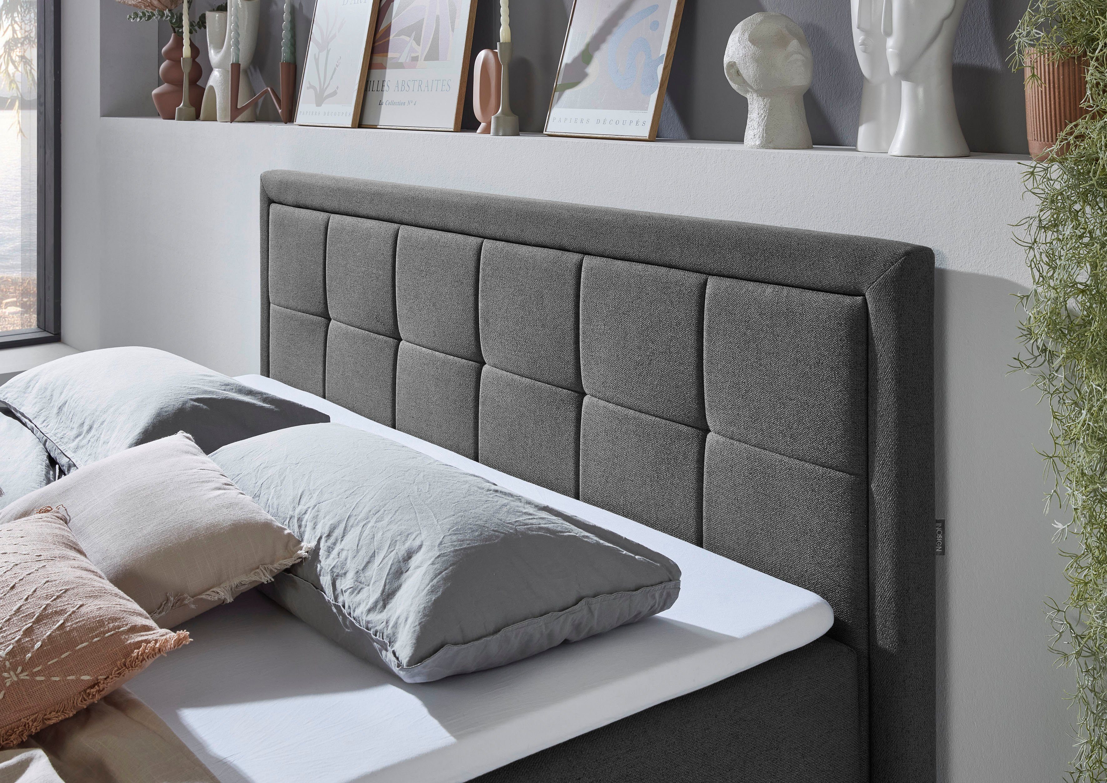 INOSIGN Boxspring Fergus met bedkist, incl. topmatras