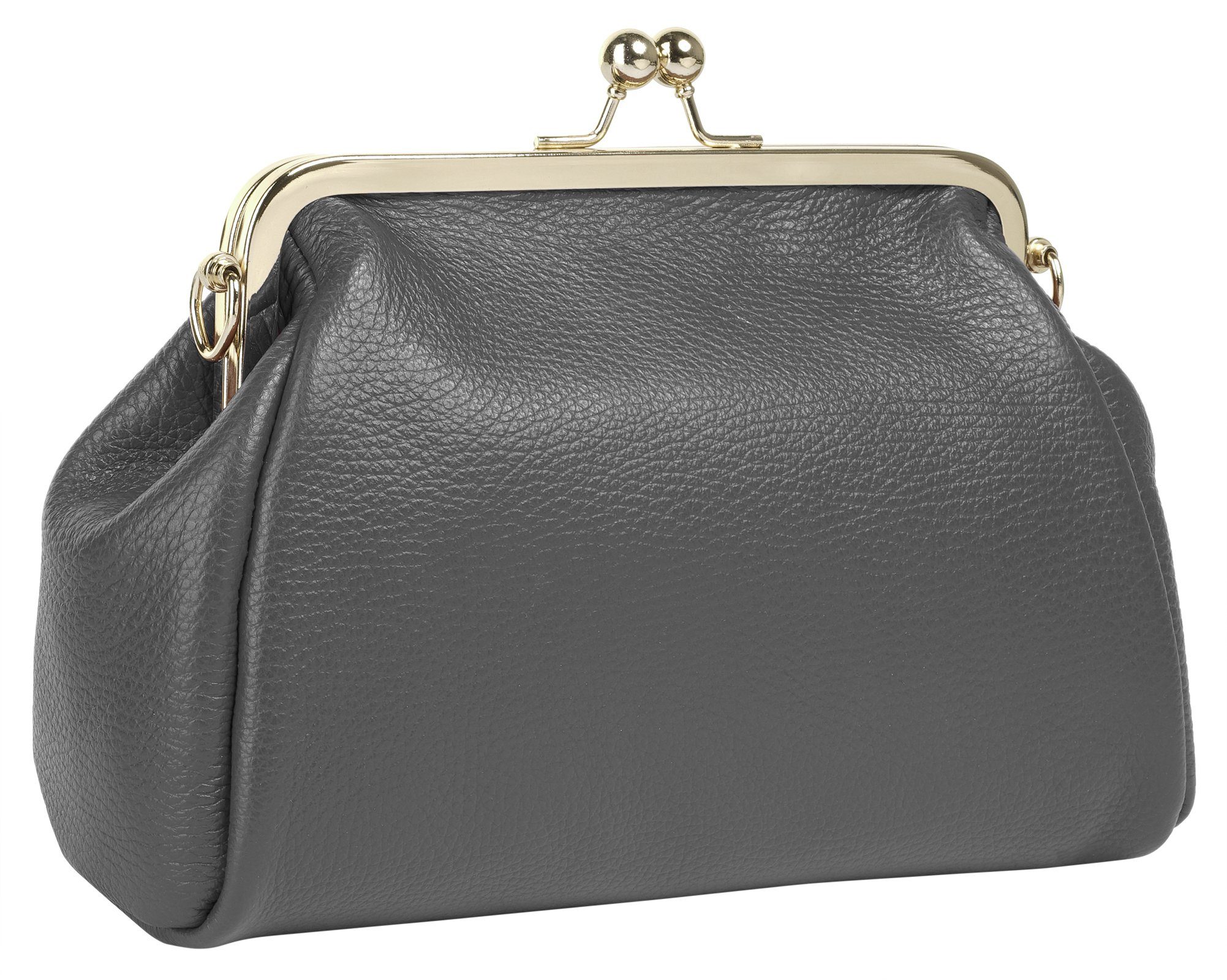 Cluty Avondtasje echt leer, made in italy
