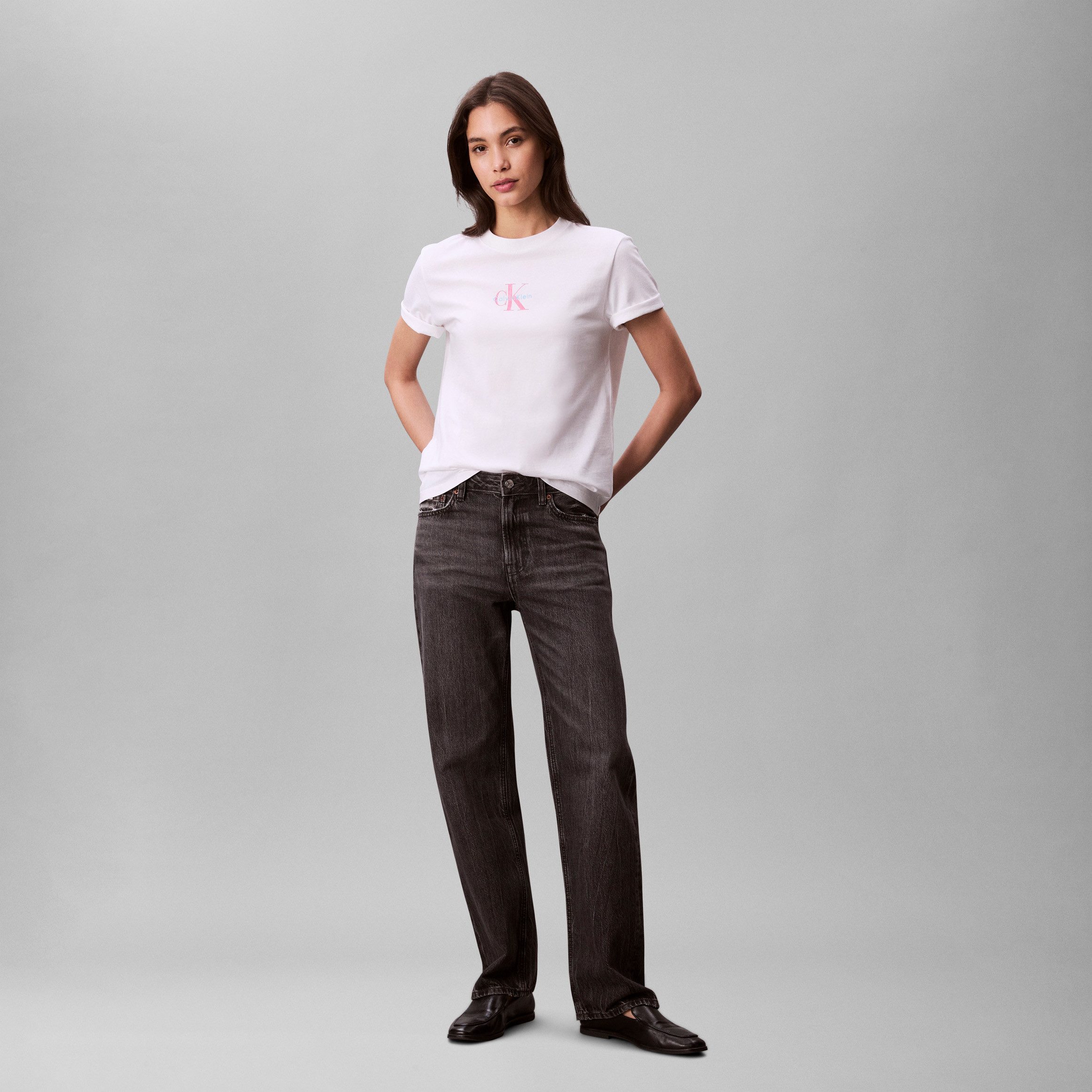 Calvin Klein Shirt met korte mouwen SS 20s CLASSIC LOGO TEE