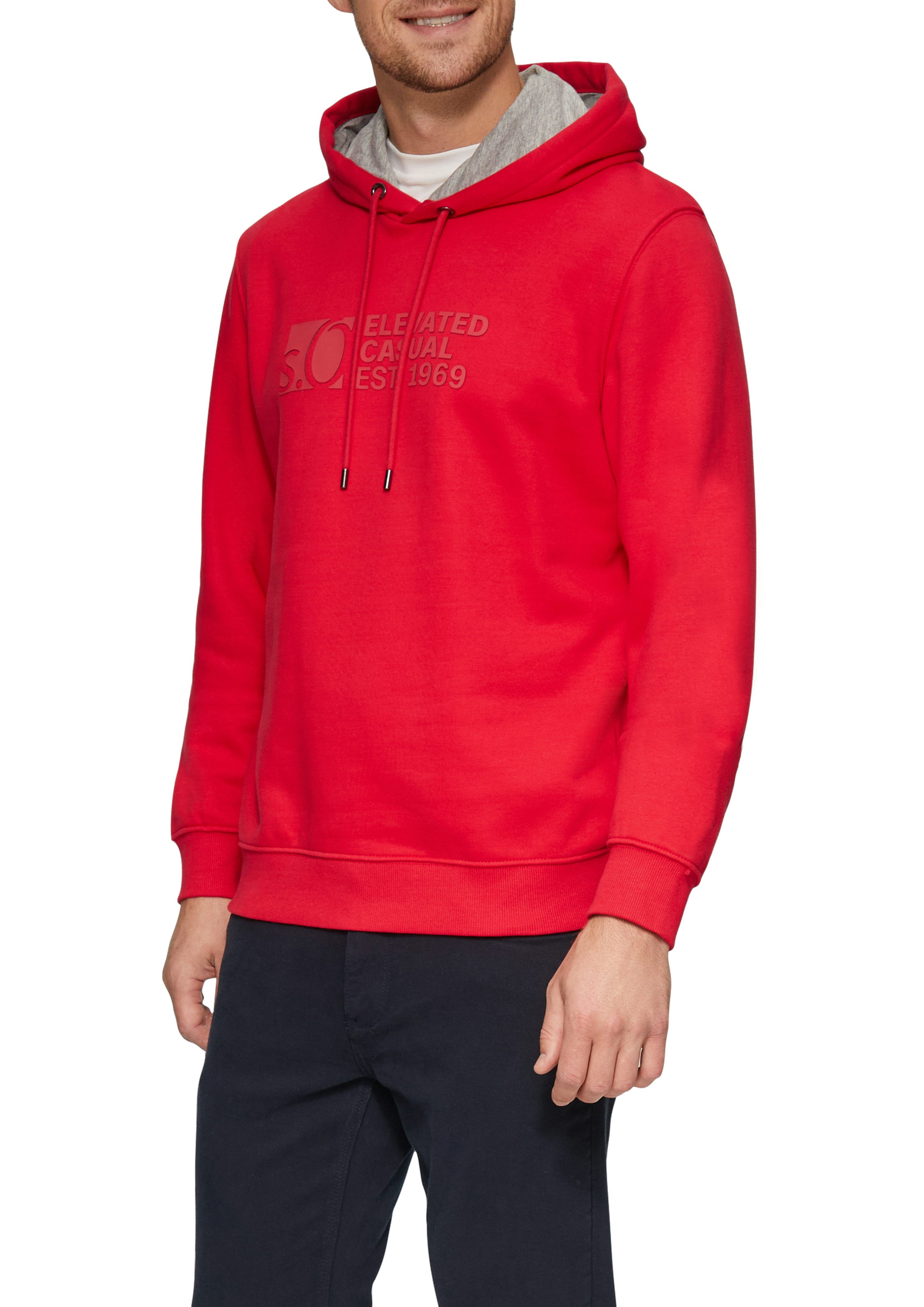 S.Oliver Hoodie met frontprint