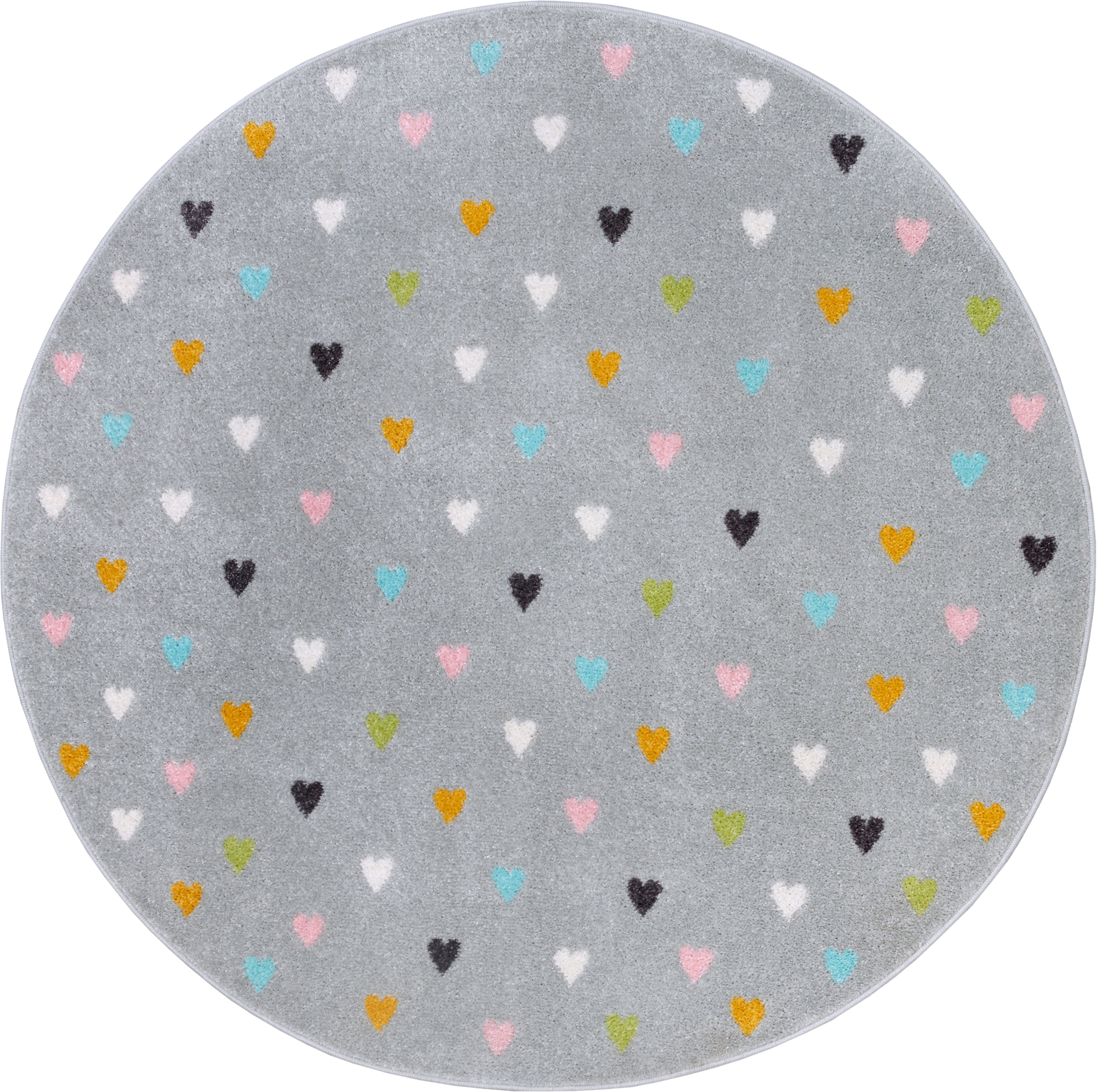 HANSE Home Kindervloerkleed Adventures Little Hearts Speeltapijt, stevig, kinderkamer, kortpolig, speelondergrond