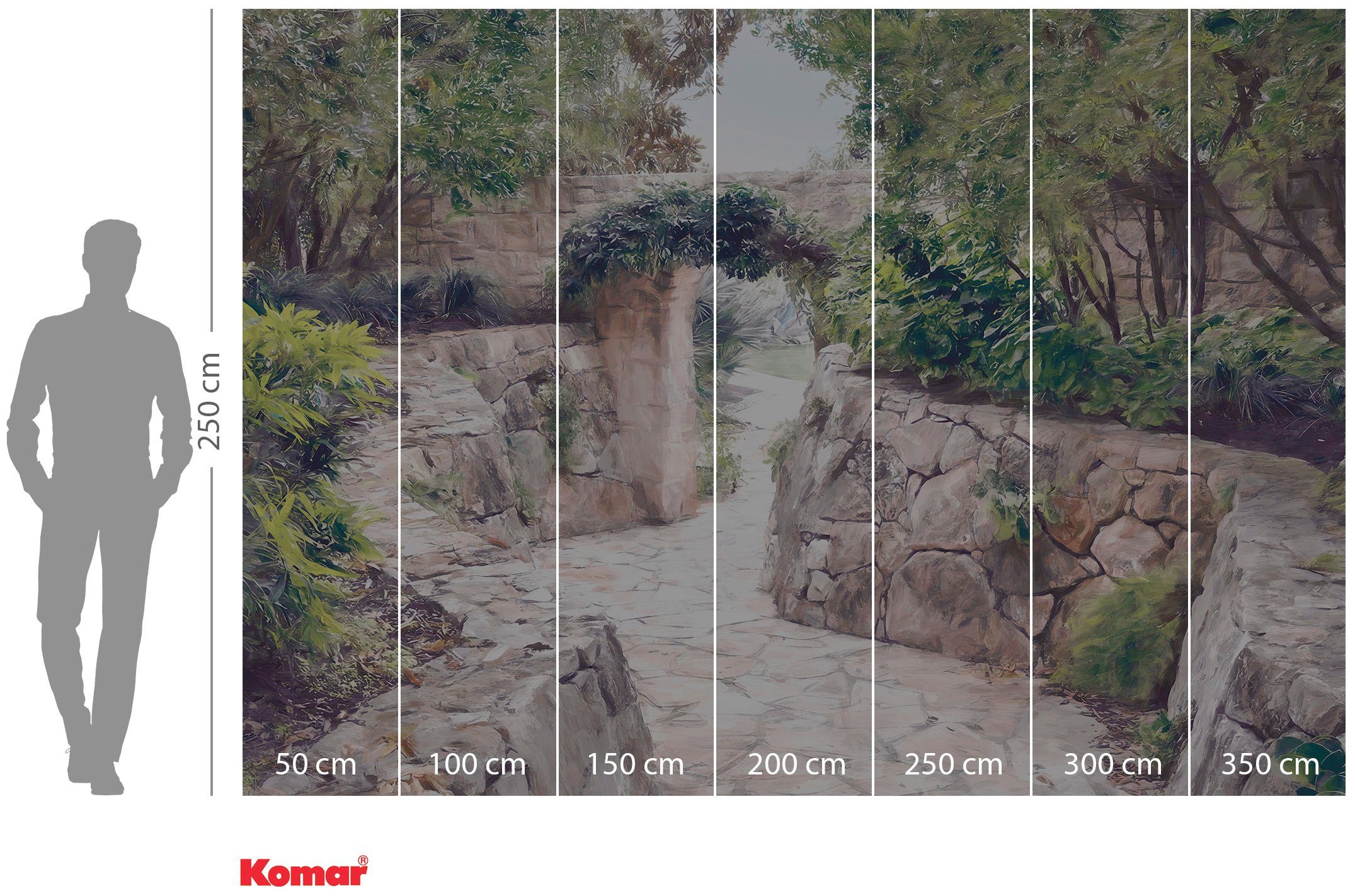Komar Vliesbehang Digitale print vlies - Passage - Afmeting 350 x 250 cm (1 stuk)