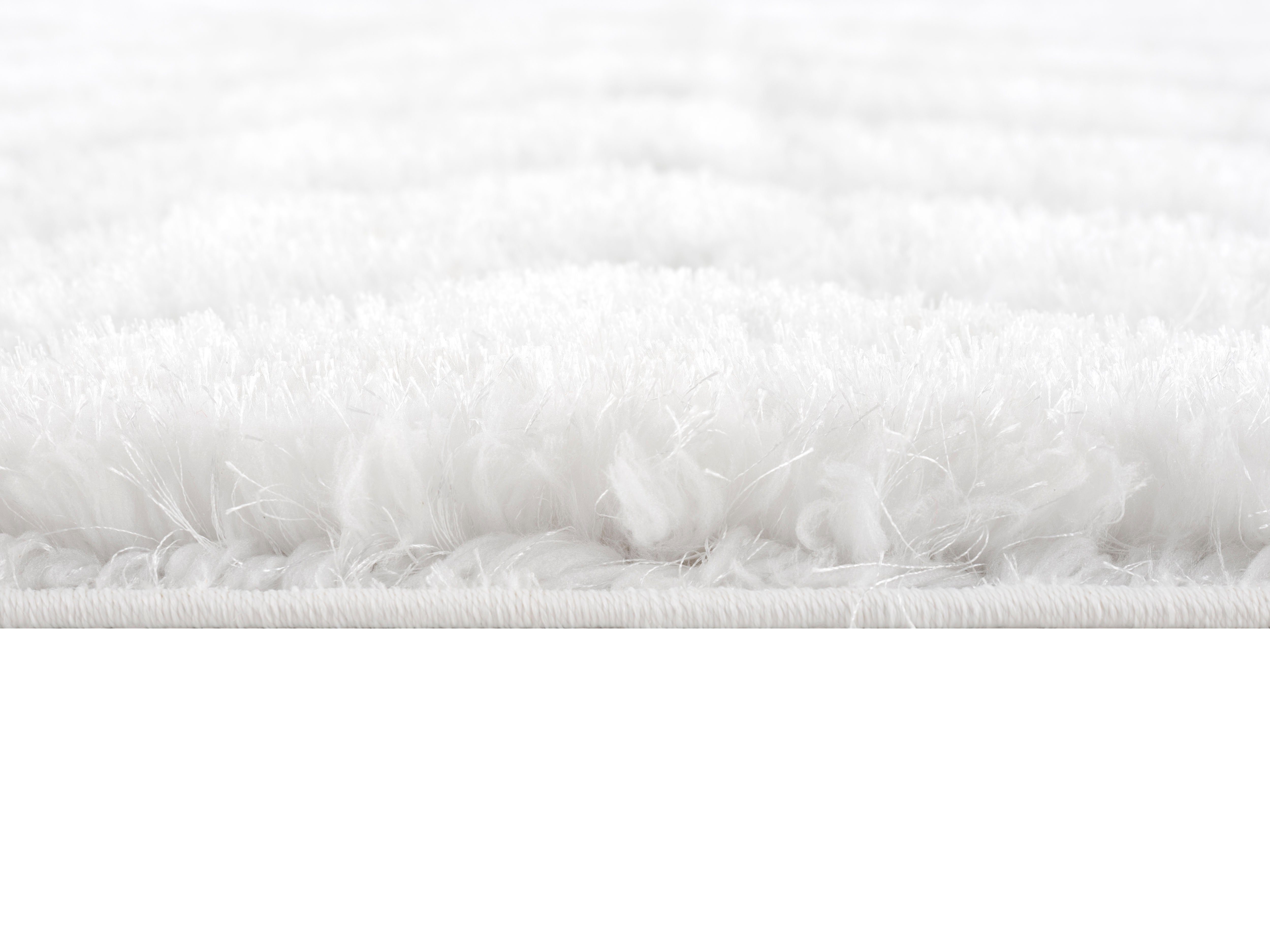 my home Hoogpolig vloerkleed Fiori met handgemaakt contourensnede, hoogpolig, hoog-laag effect