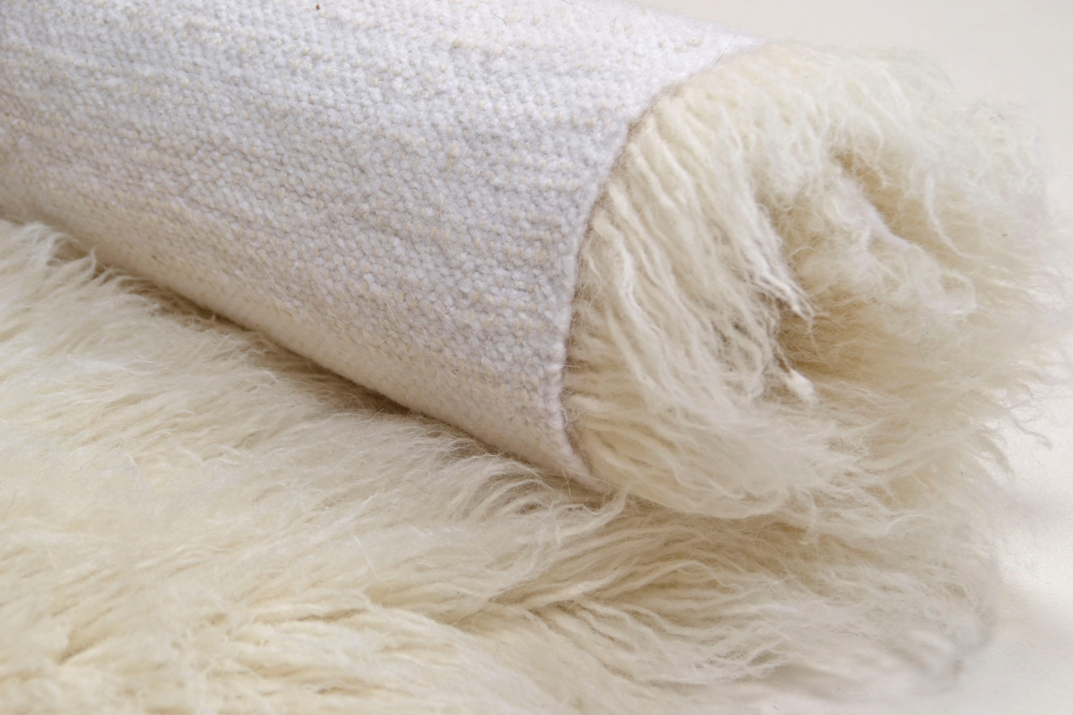 THEKO Wollen kleed Flokos 2 origineel griekse flokati, hoge pool, unikleuren, zuivere wol