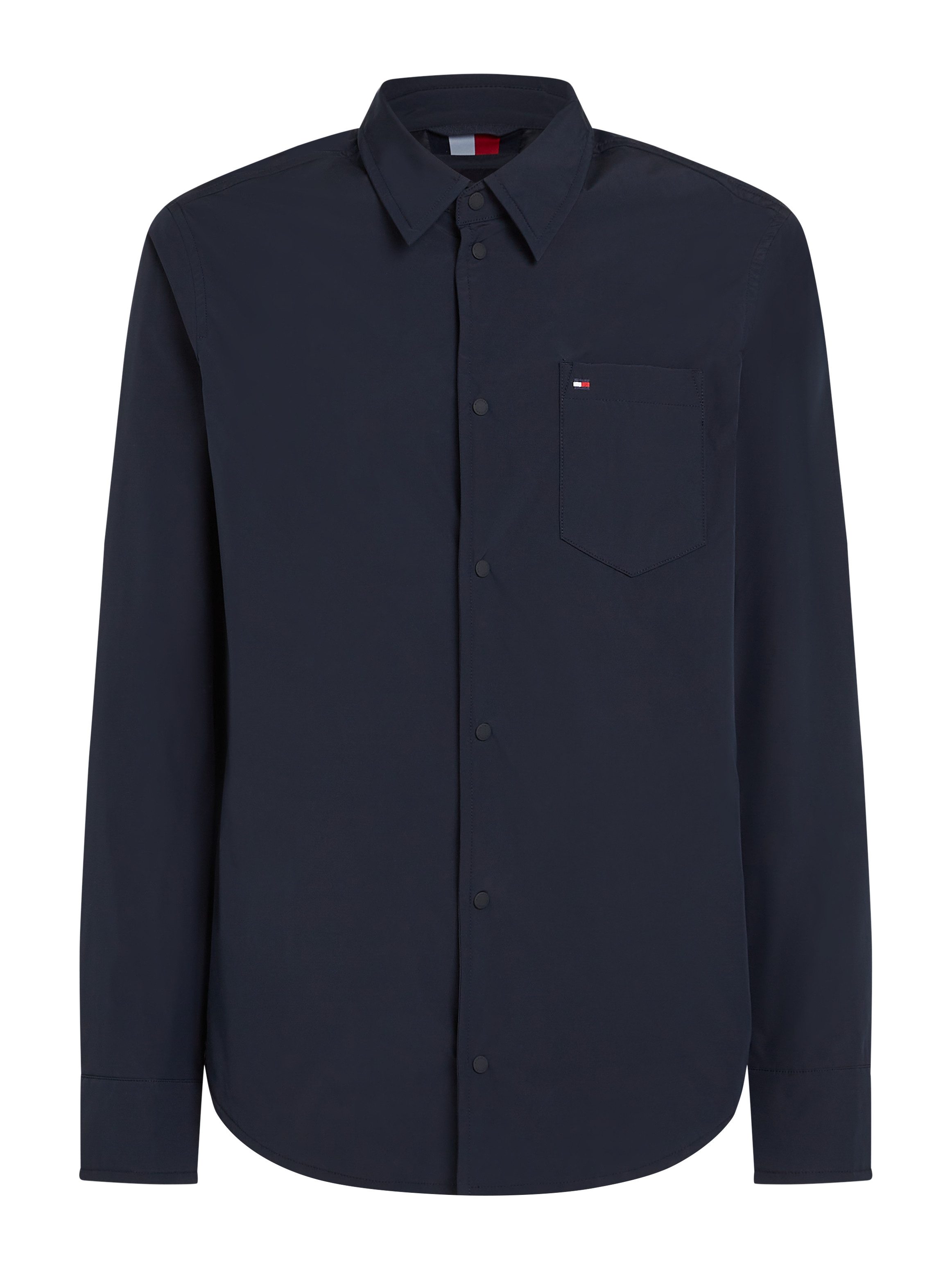 Tommy Hilfiger Overhemdjasje LW PACKABLE SHIRT JACKET heren overshirts maat L blauw