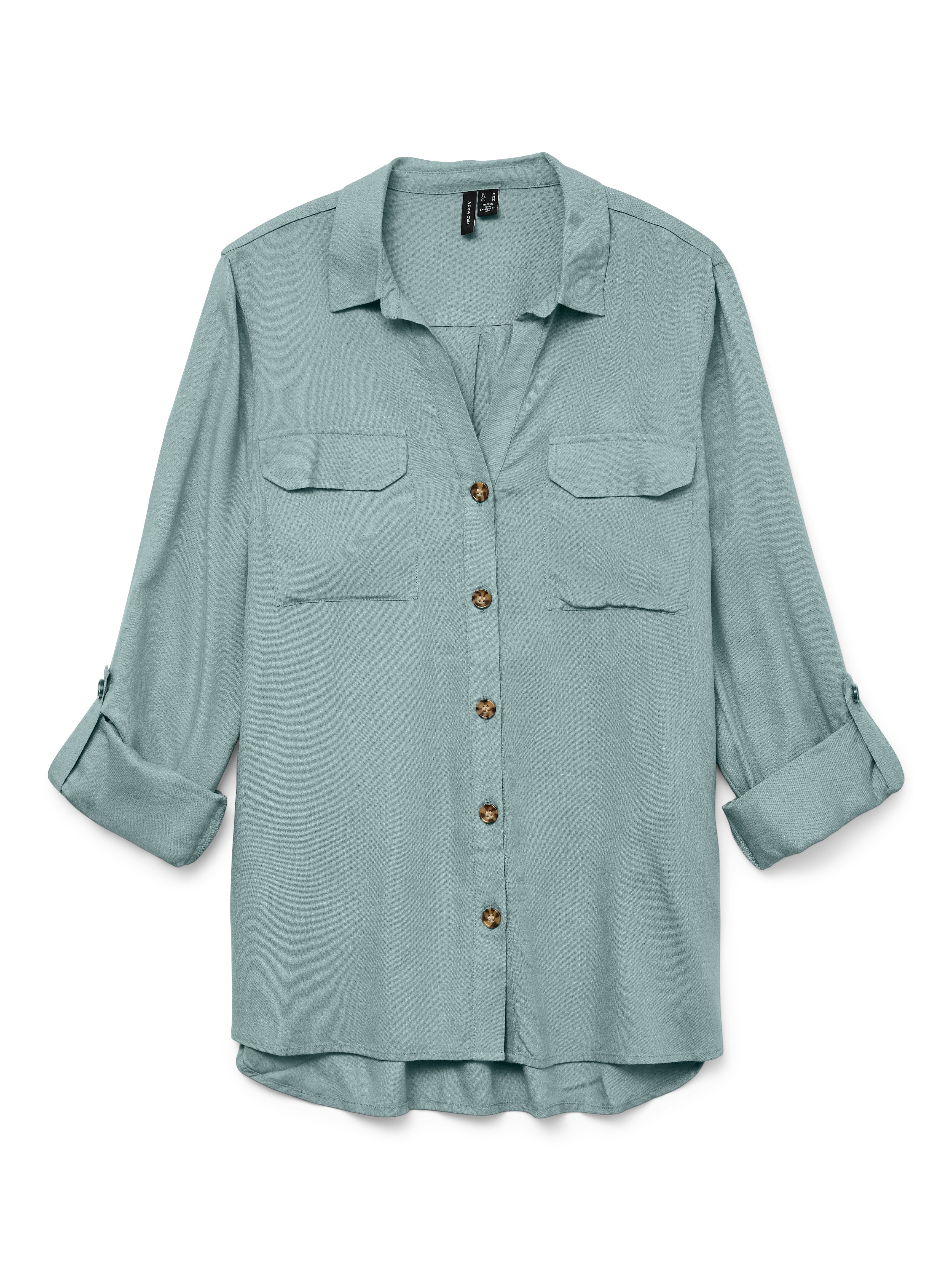 Vero Moda Overhemdblouse VMBUMPY L/S SHIRT NEW WVN GA NOOS