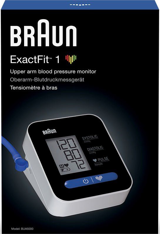 Braun Bovenarm-bloeddrukmeter ExactFit™ 1 BUA5000V1 Universele manchetmaat 22-42 cm