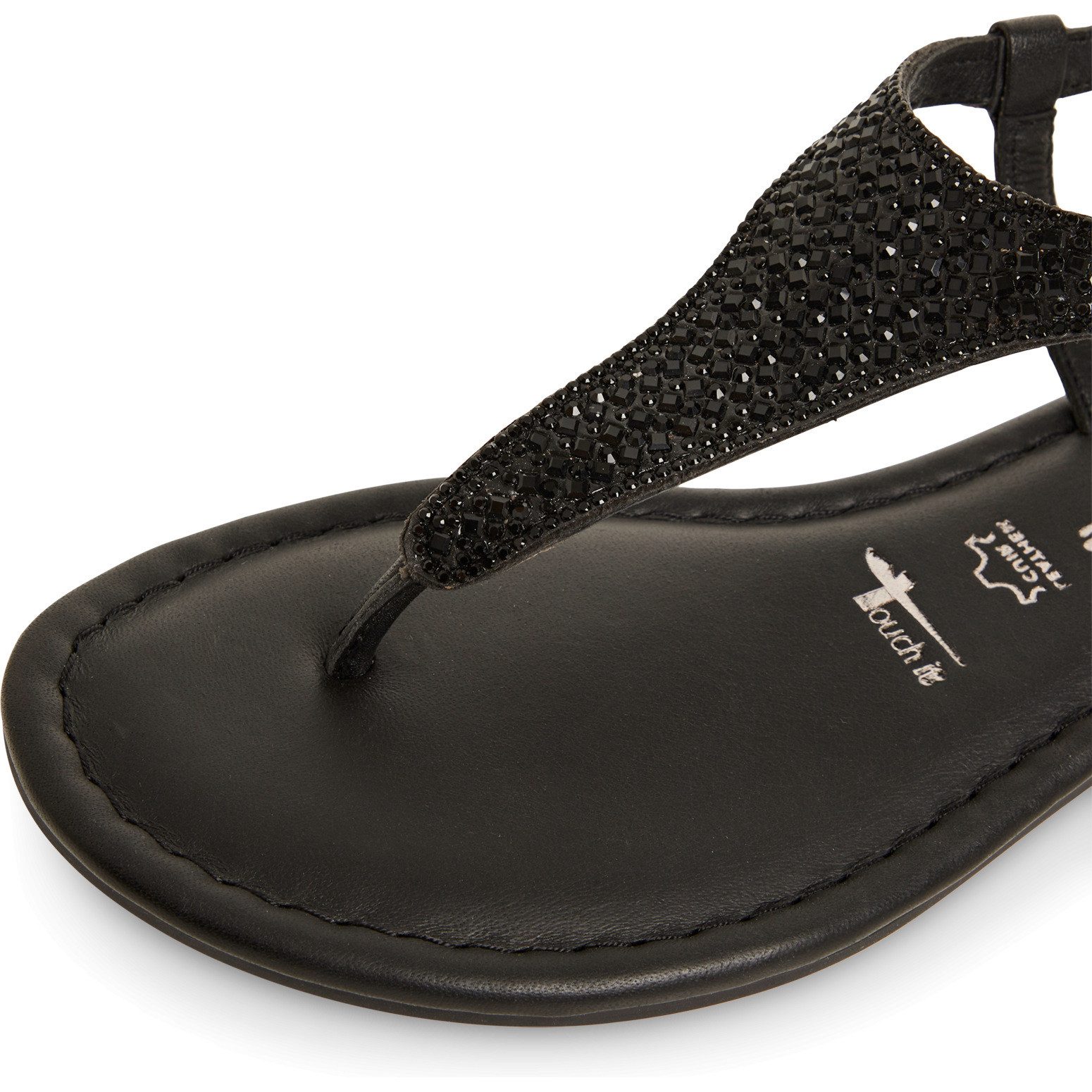 Tamaris Sandalen , sandalette, zomerschoen, feestdagenschuh, fonkelende strasssteentjes
