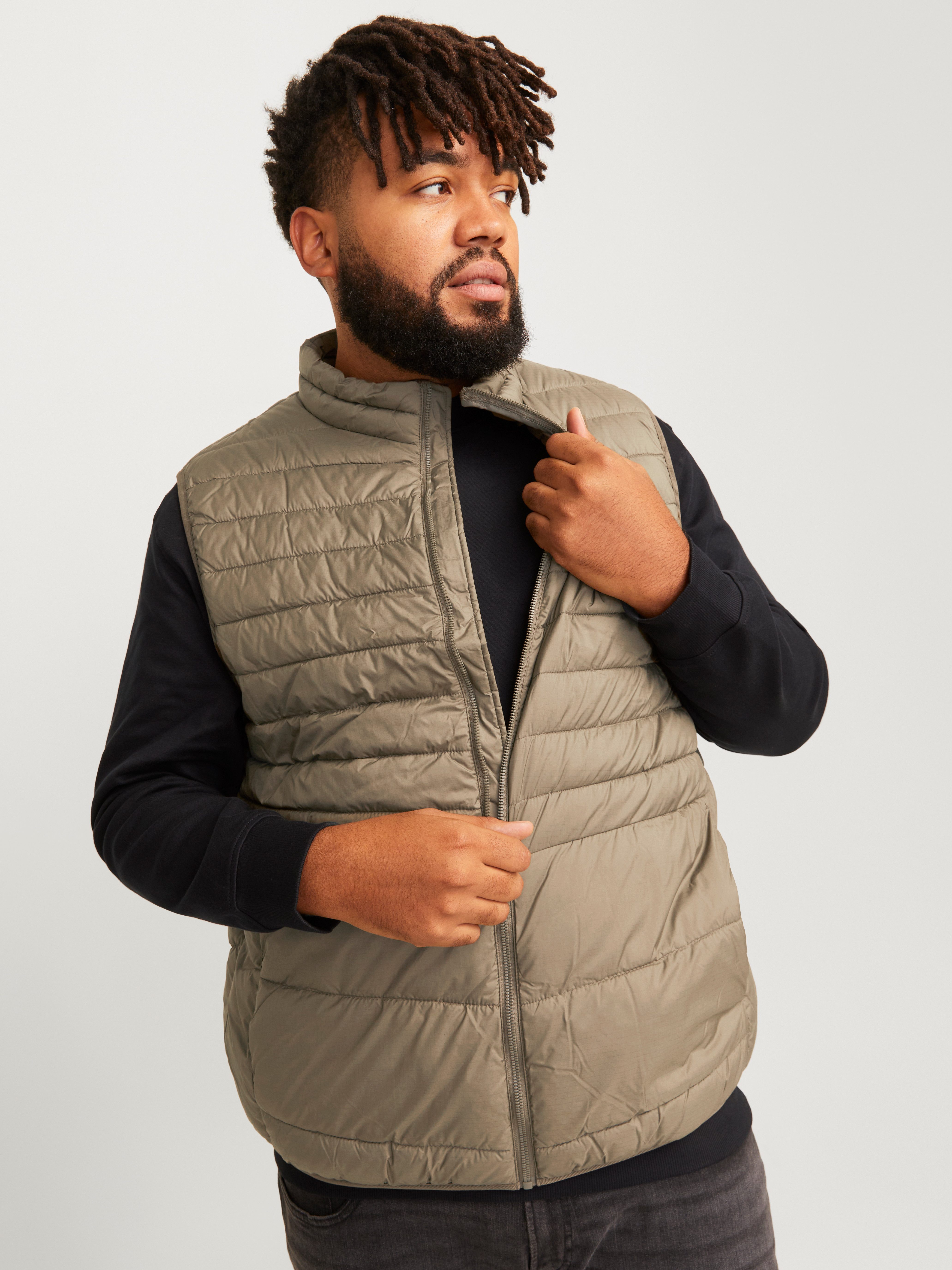 Jack & Jones PlusSize Korte bodywarmer JJESTATE PACKABLE BW COLLAR NOOS PLS