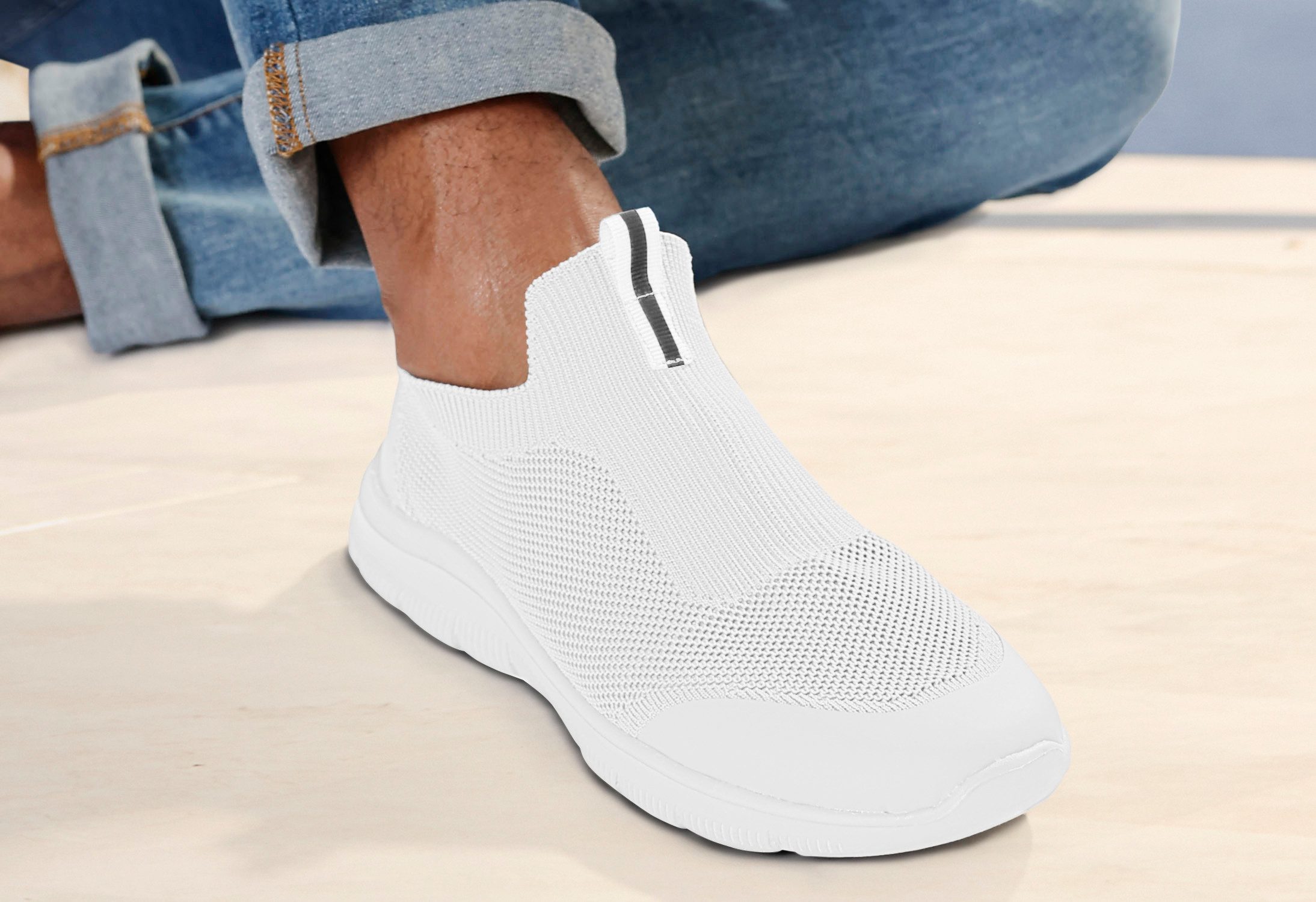 John Devin Slip-on sneakers Slipper, vrijetijdsschoen, sneaker met ultralichte zool Unisex VEGAN