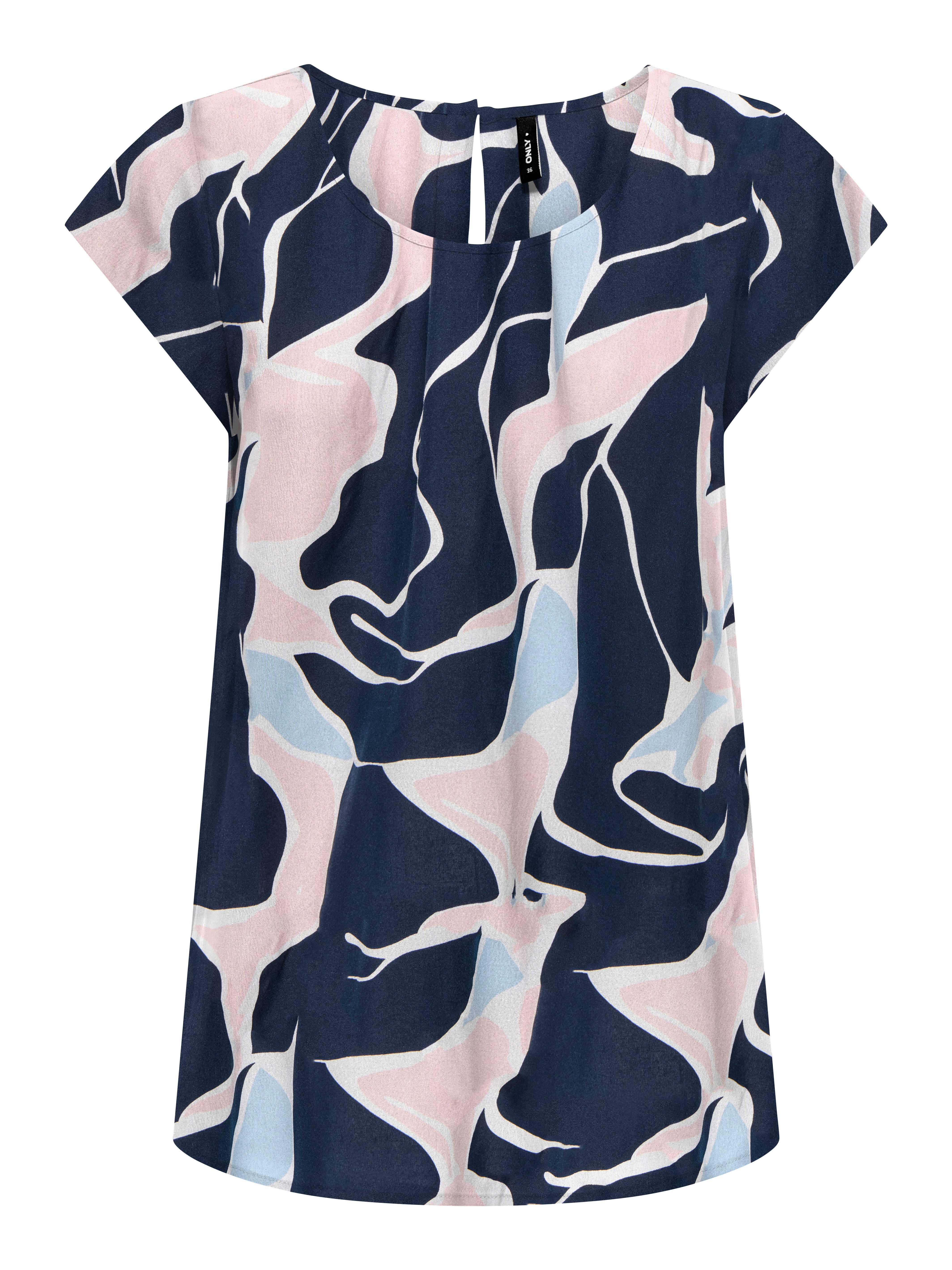 Only Shirtblouse ONLNOVA LIFE S/S TOP AOP PTM