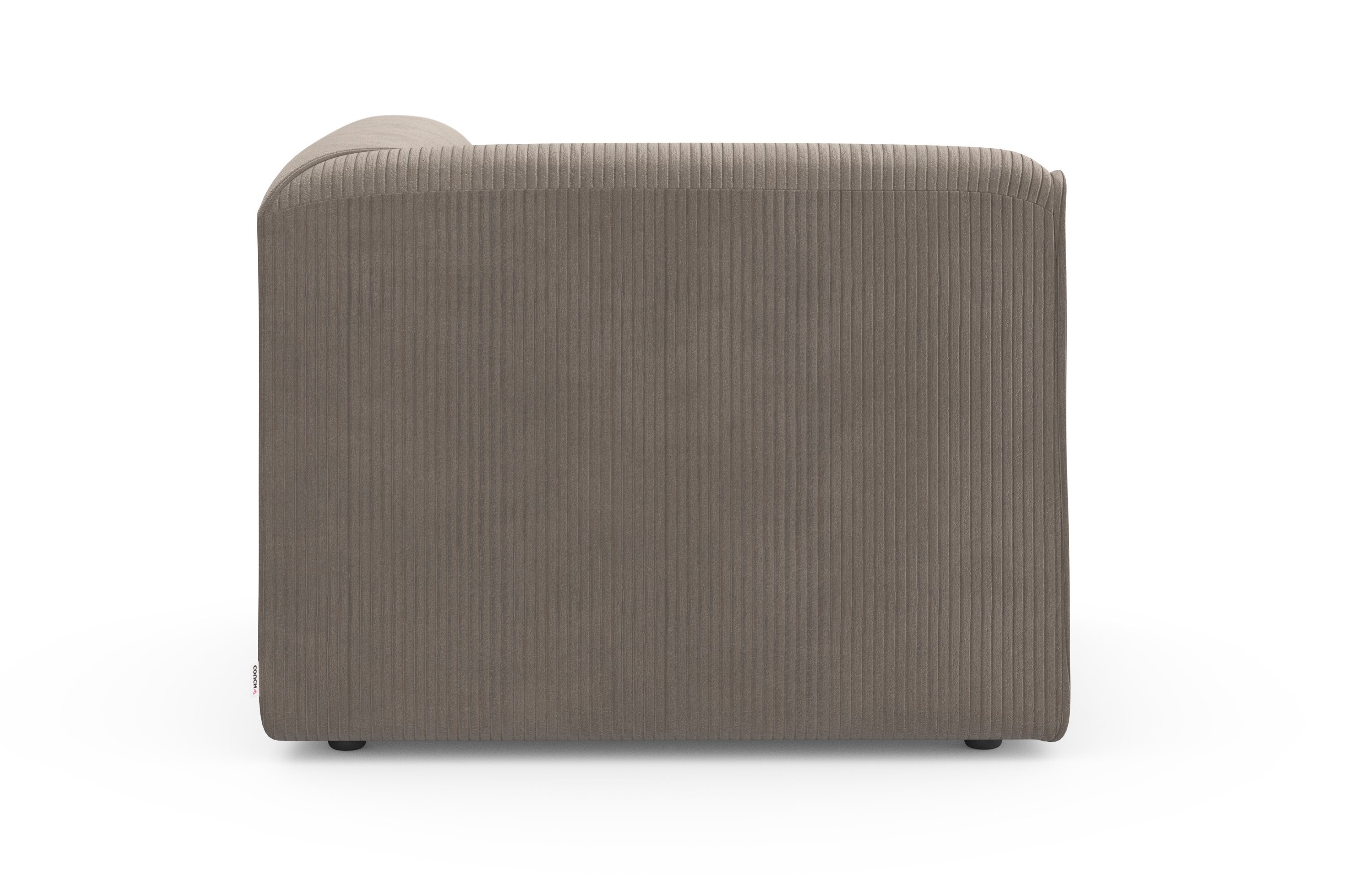 RAUM.ID Bank-hoekelement Merid, sofa-element, afmetingen B/D/H: 97/97/46 cm als module of apart te gebruiken, voor individuele samenstelling