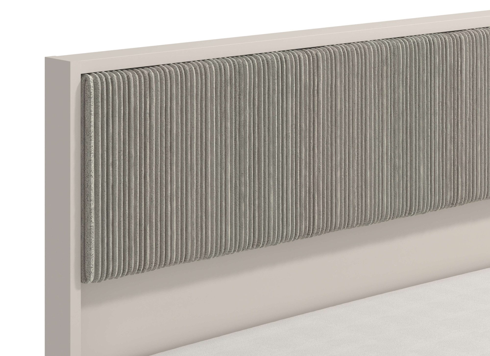 Home affaire Bed Belfort bed, met gestoffeerd hoofdbord bekleed met zachte corduroy