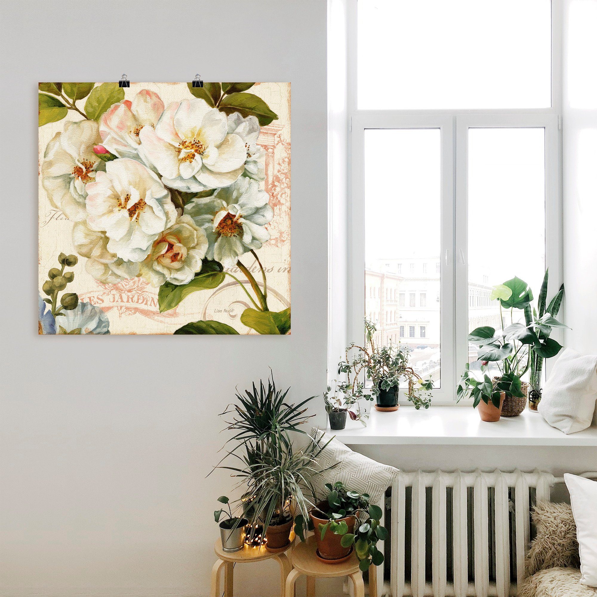 Artland Artprint Tuin III als artprint op linnen, poster in verschillende formaten maten