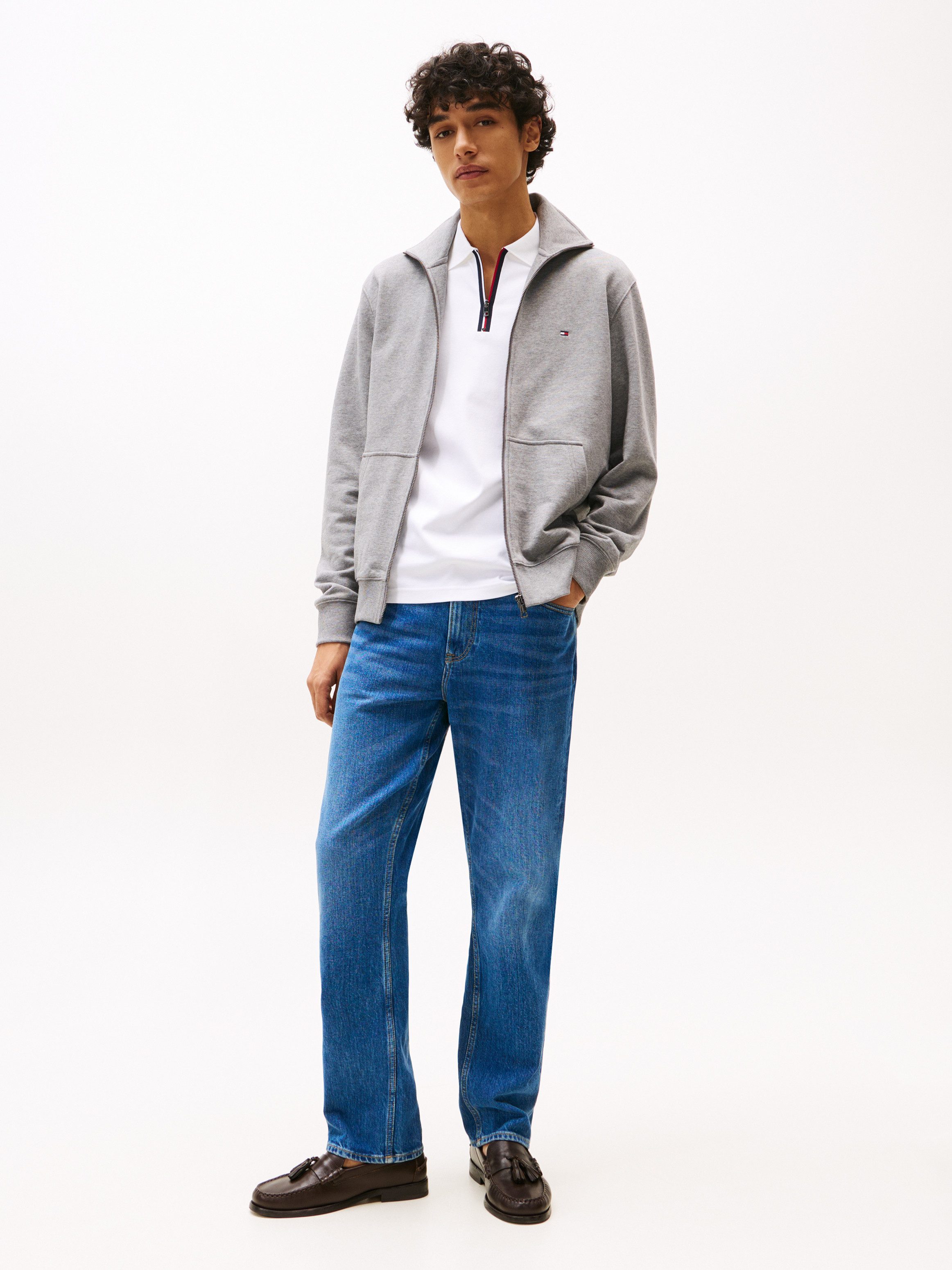 Tommy Hilfiger Sweatvest ESSENTIAL TERRY ZT STAND COLLAR