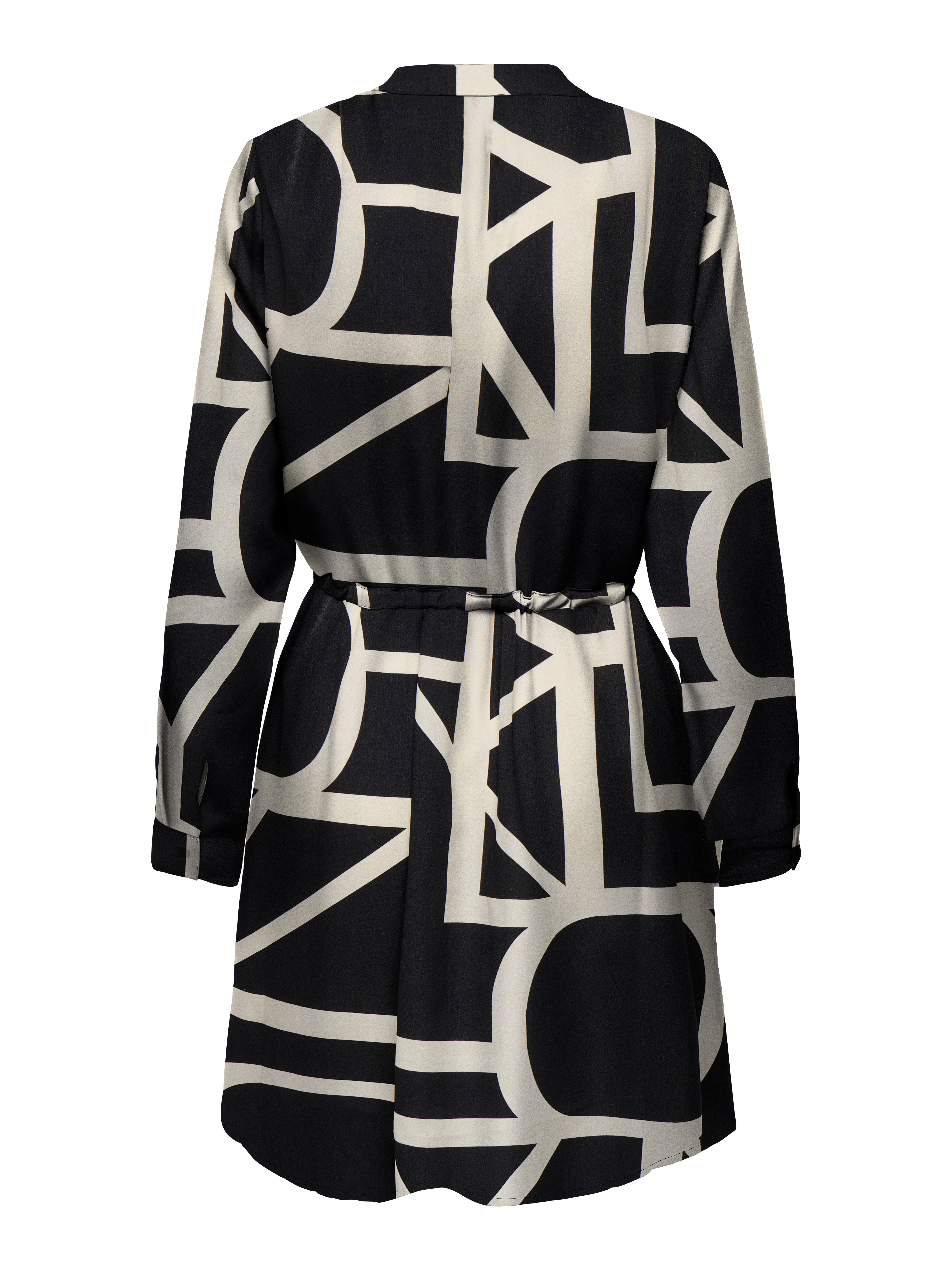 Only Gedessineerde jurk ONLCORY L/S V-NECK TUNIC