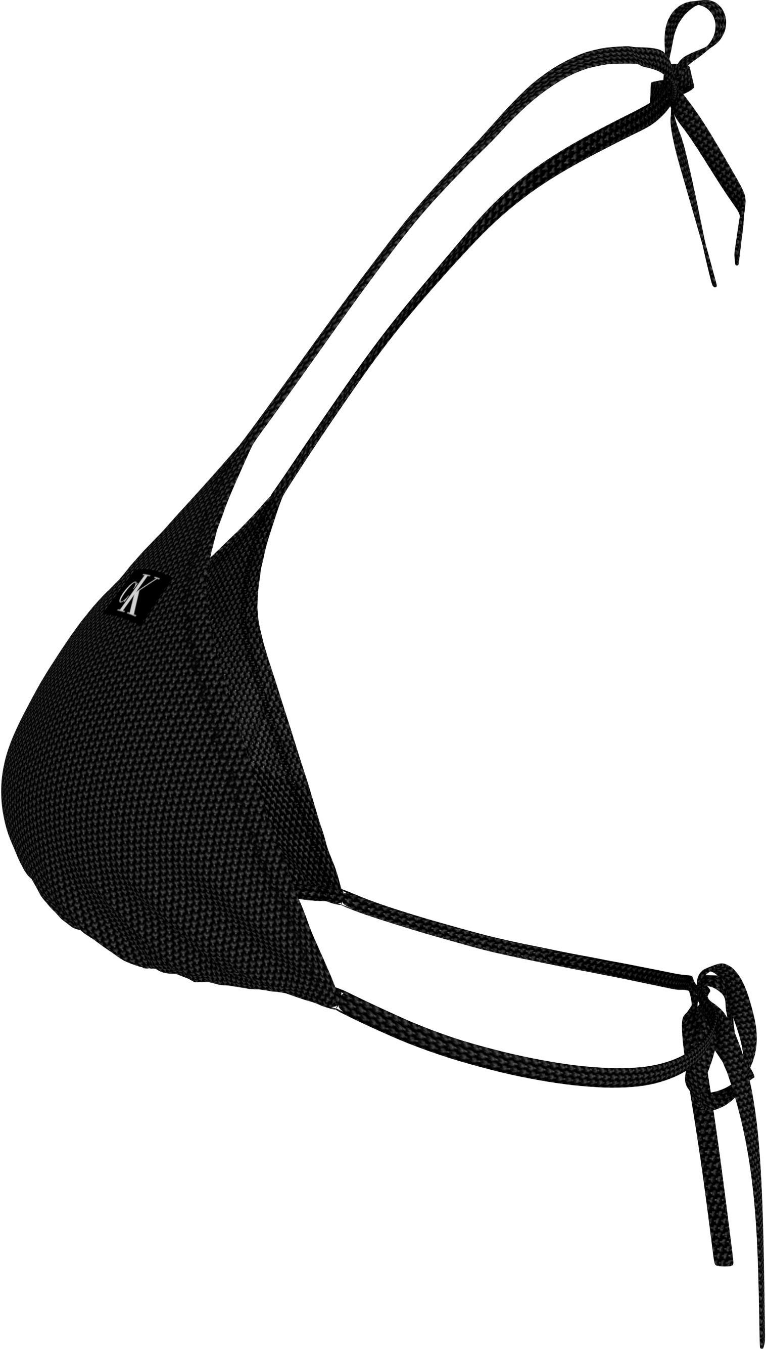Calvin Klein Swimwear Triangel-bikinitop TRIANGLE RP met ck-logoprint