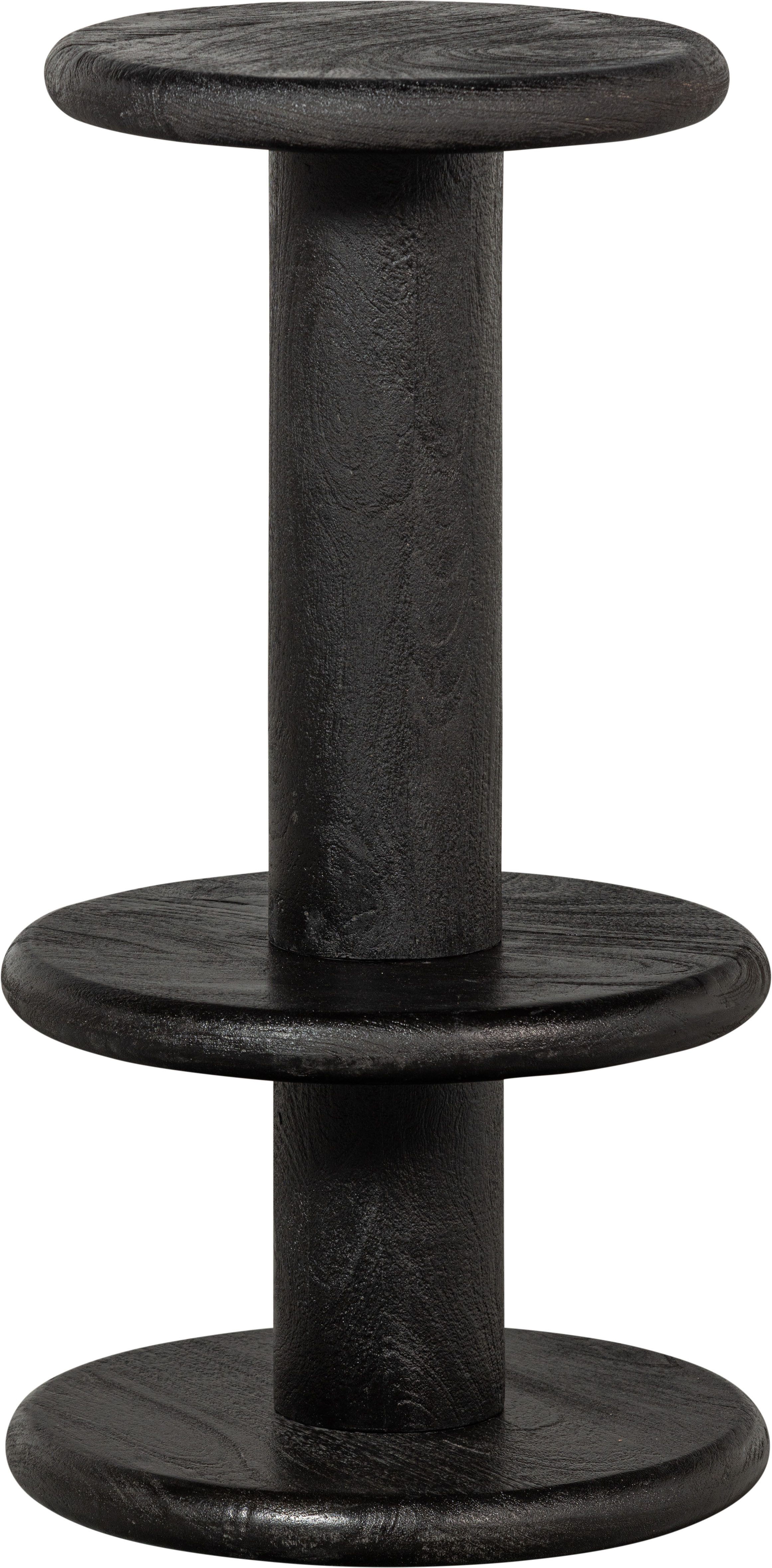 WOOOD Barkruk KOLBY van mangohout, ronde vorm, h 74 cm x ø 40 cm