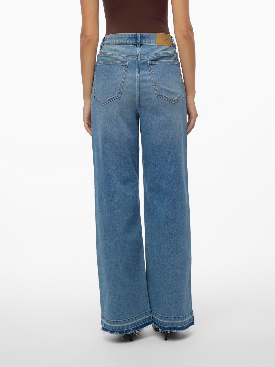Vero Moda Wijde jeans VMKATHY HR LOOSE WIDE FOLD DOWN J VI3371