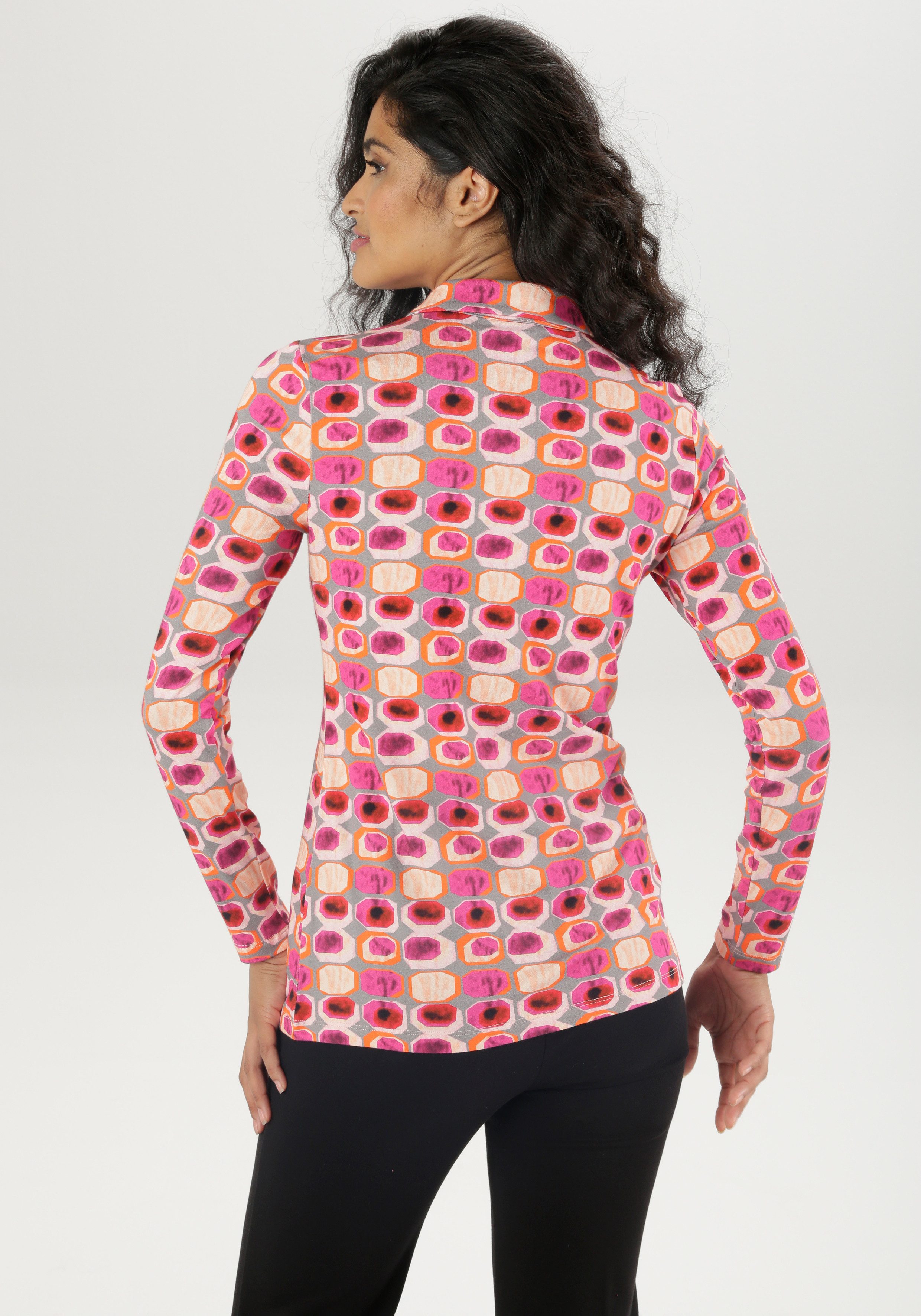 Aniston SELECTED Overhemdblouse licht getailleerd met stretch