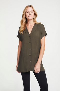 linea tesini by heine blouse met korte mouwen groen
