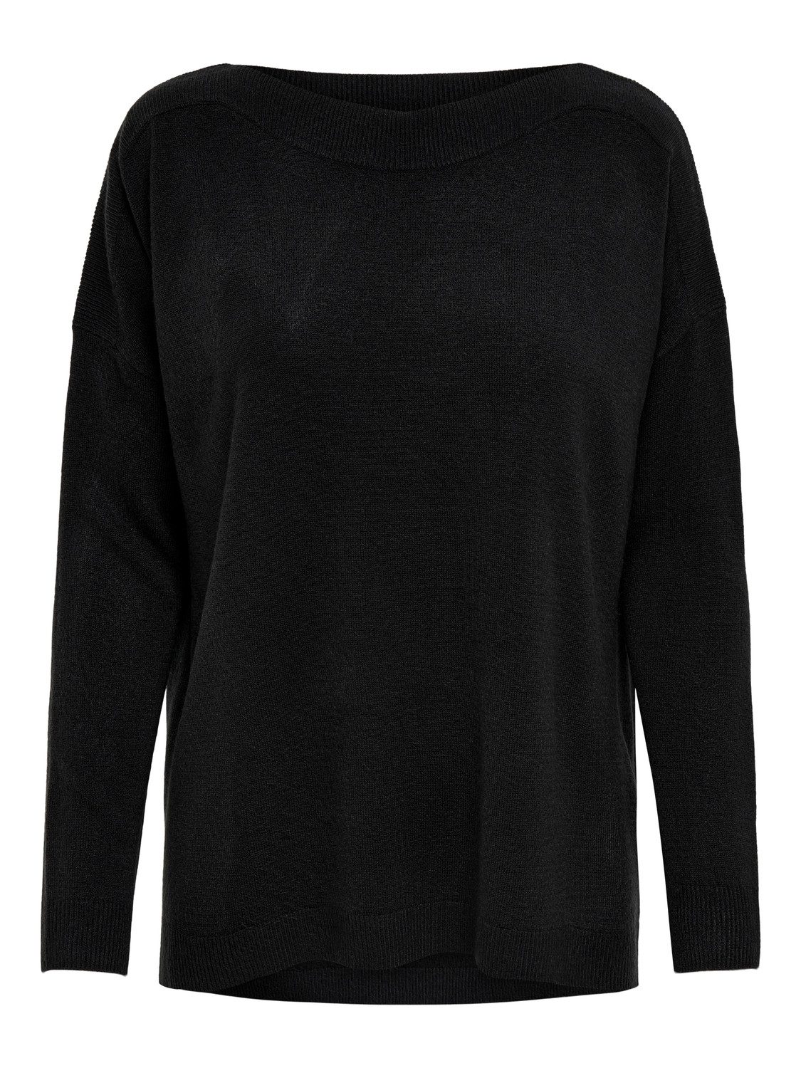 Only Gebreide trui ONLAMALIA L/S BOATNECK