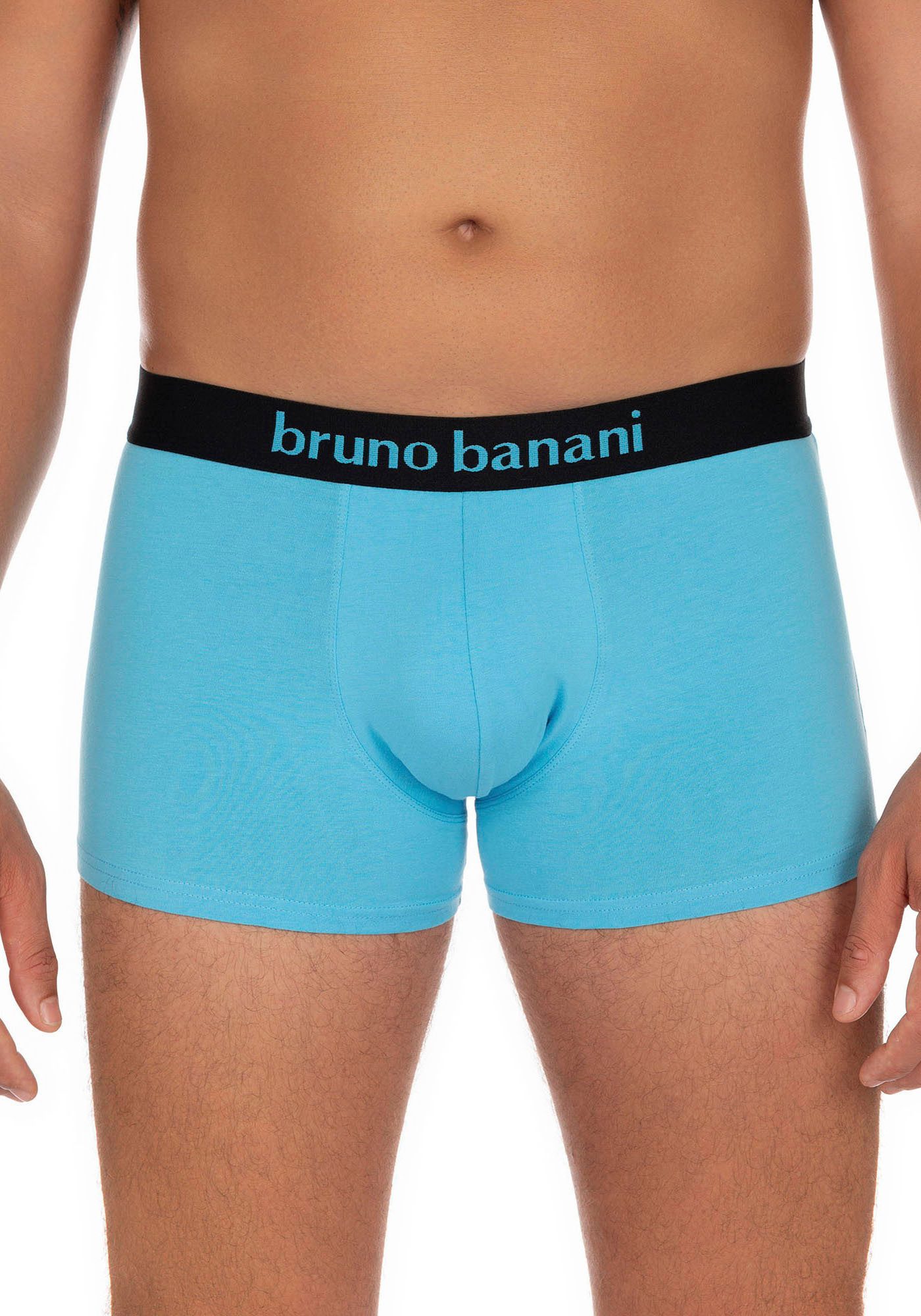 Bruno Banani Boxershort met contrasterend logo-tailleband (2 stuks, Set van 2)