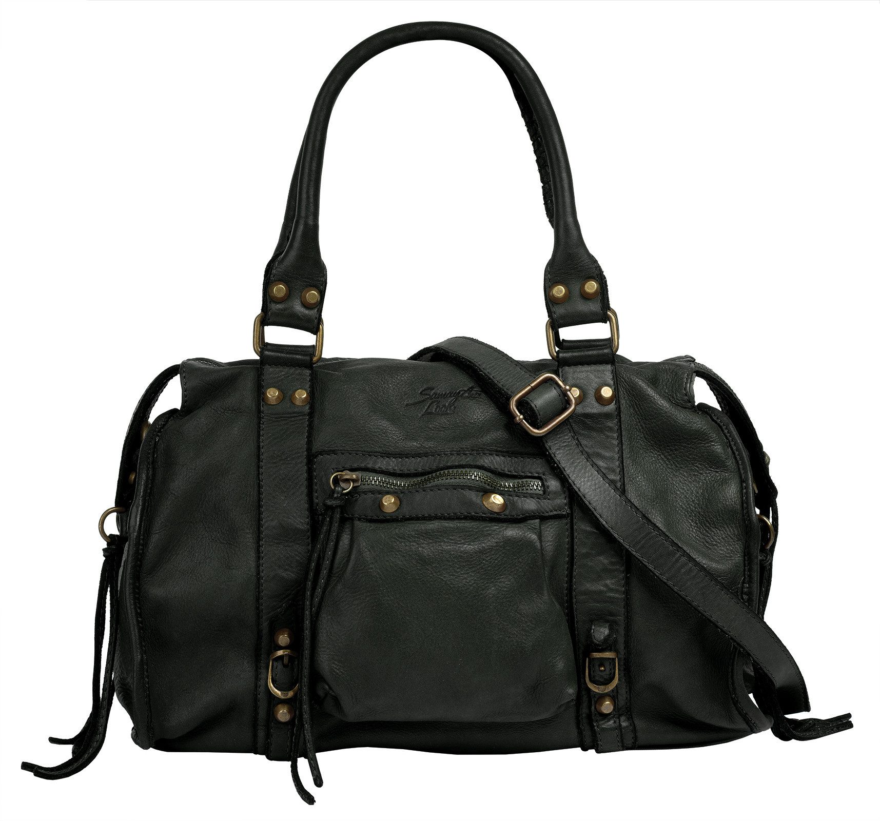 Samantha Look Shopper echt leer, made in italy (1-delig)