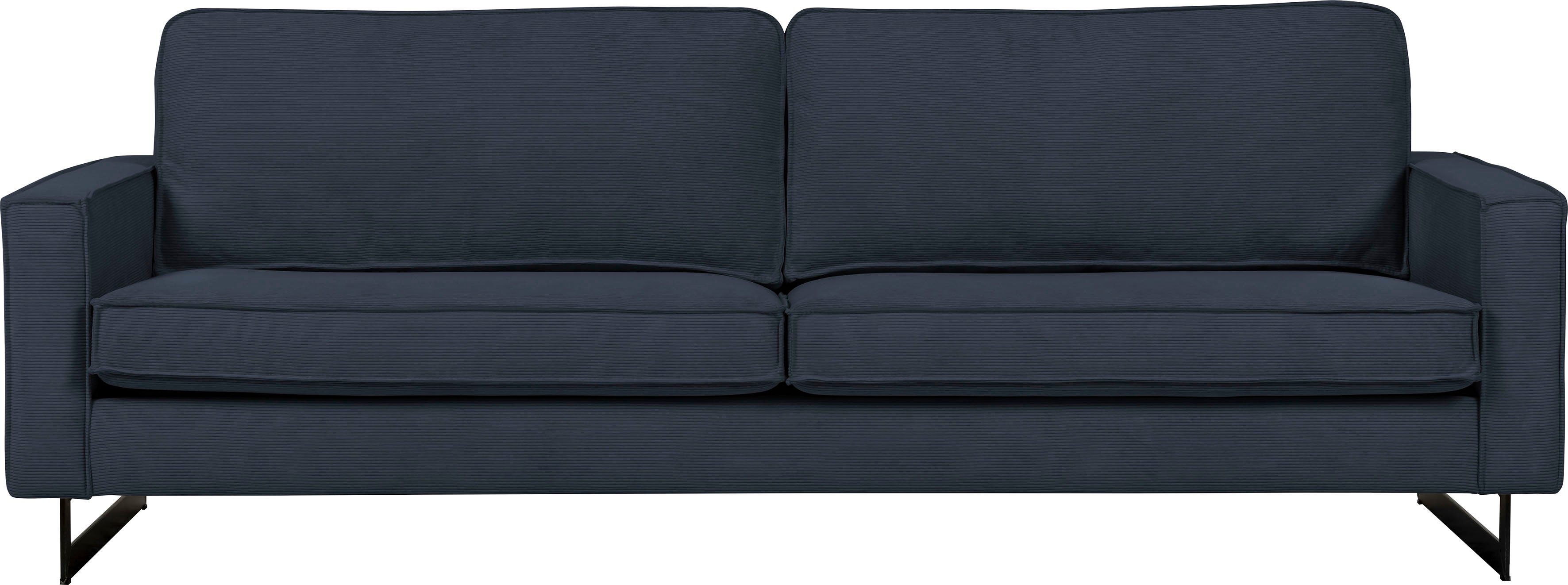 Places of Style 3-zitsbank Maxi-uitvoering Pinto, 236 cm, cord, chenille, leerlook