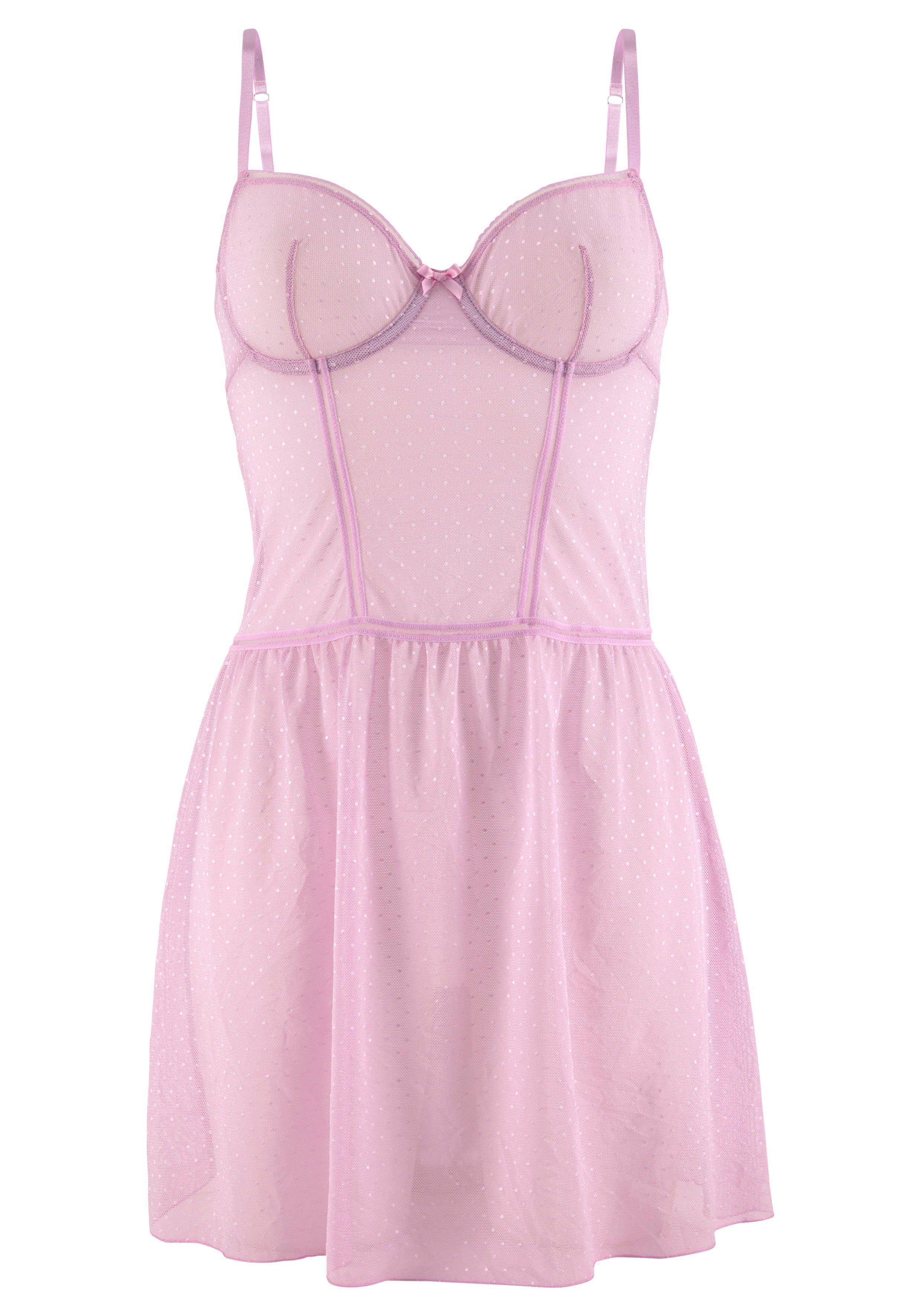 s.Oliver RED LABEL Beachwear Negligé Charlotte met cups op vormbeugels gewerkt