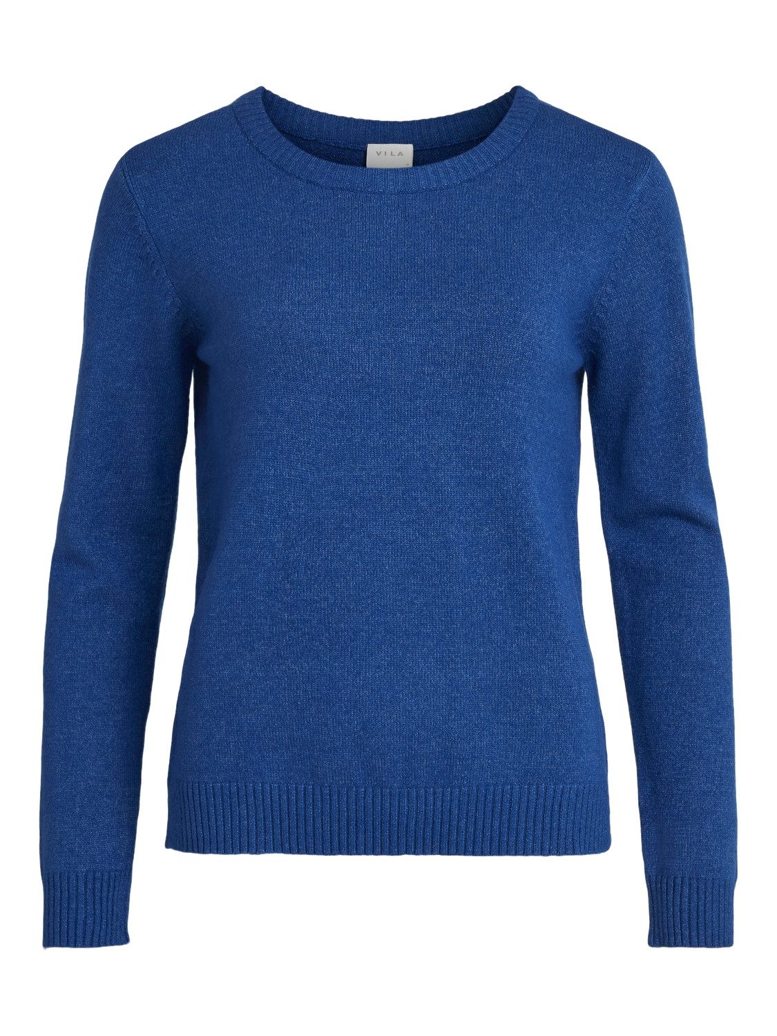 Vila Trui met ronde hals VIRIL O-NECK L S KNIT TOP NOOS