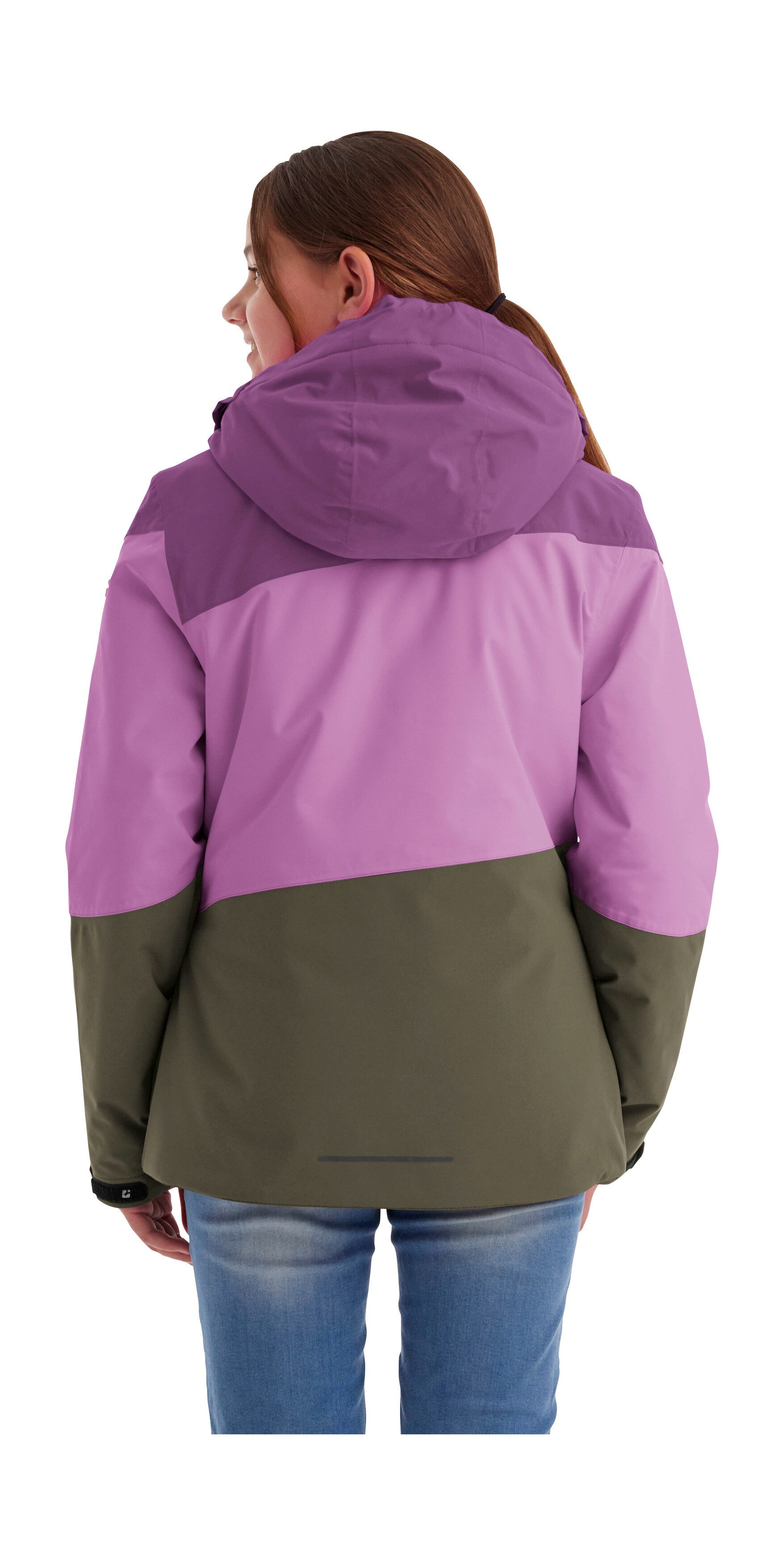Killtec Outdoorjack KOW 170 GRLS JCKT Functionele jack met capuchon en sneeuwvang, waterdicht