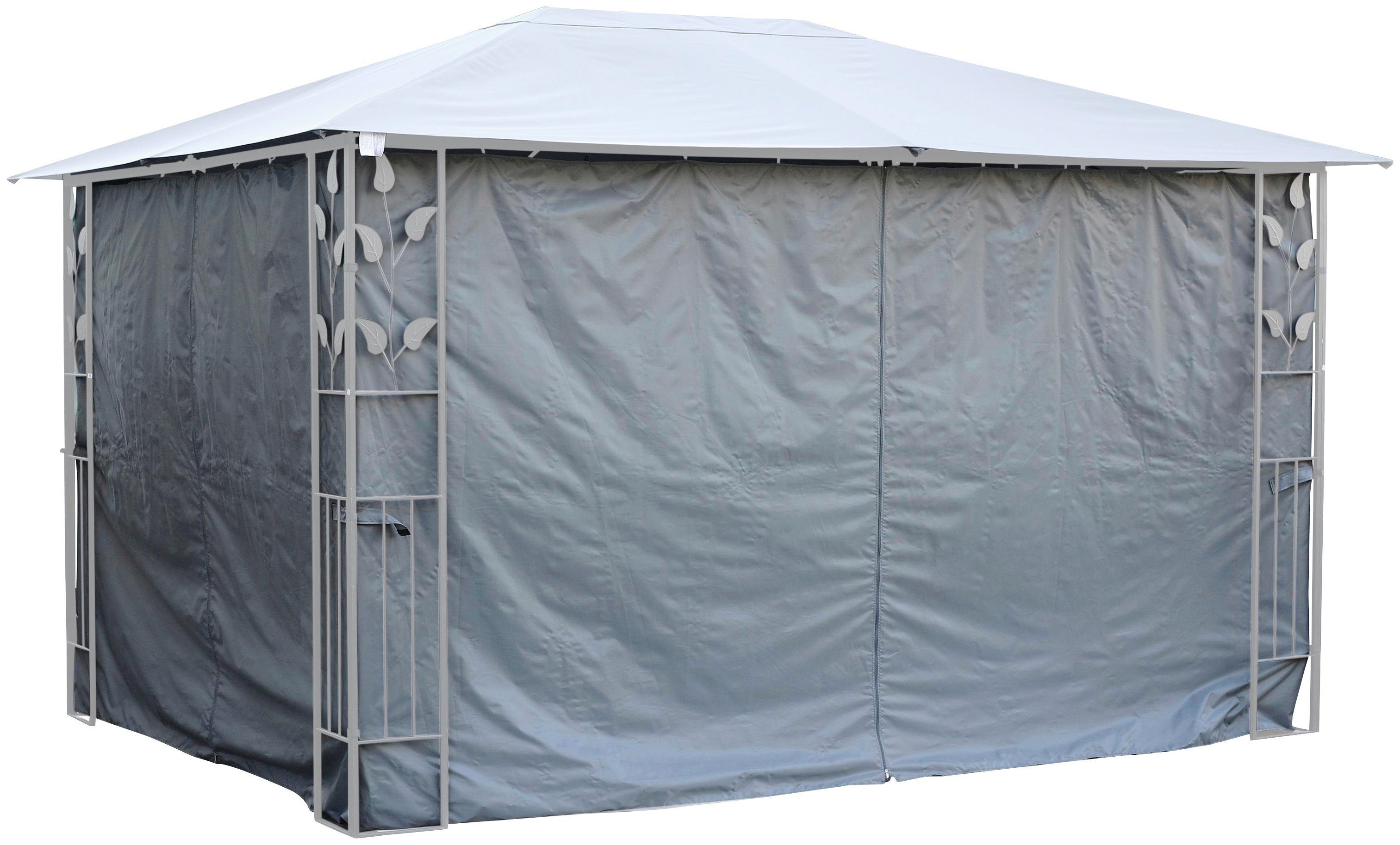 KONIFERA Zij-element partytent voor kreta, 2 zijkanten, bxd: 300x400 cm (2 stuks)