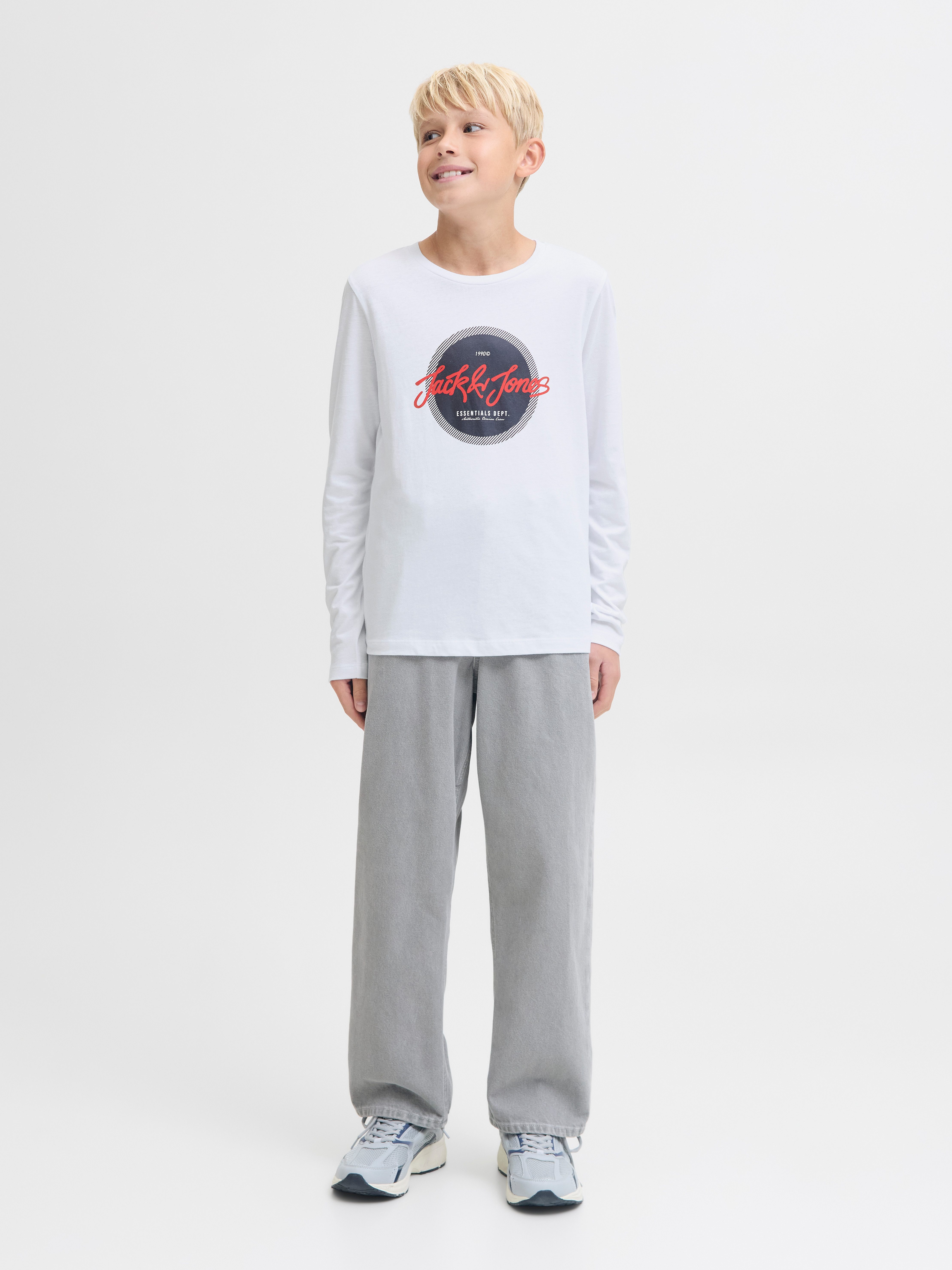 Jack & Jones Junior T-shirt JJURBAN TEE LS CREW NECK JNR