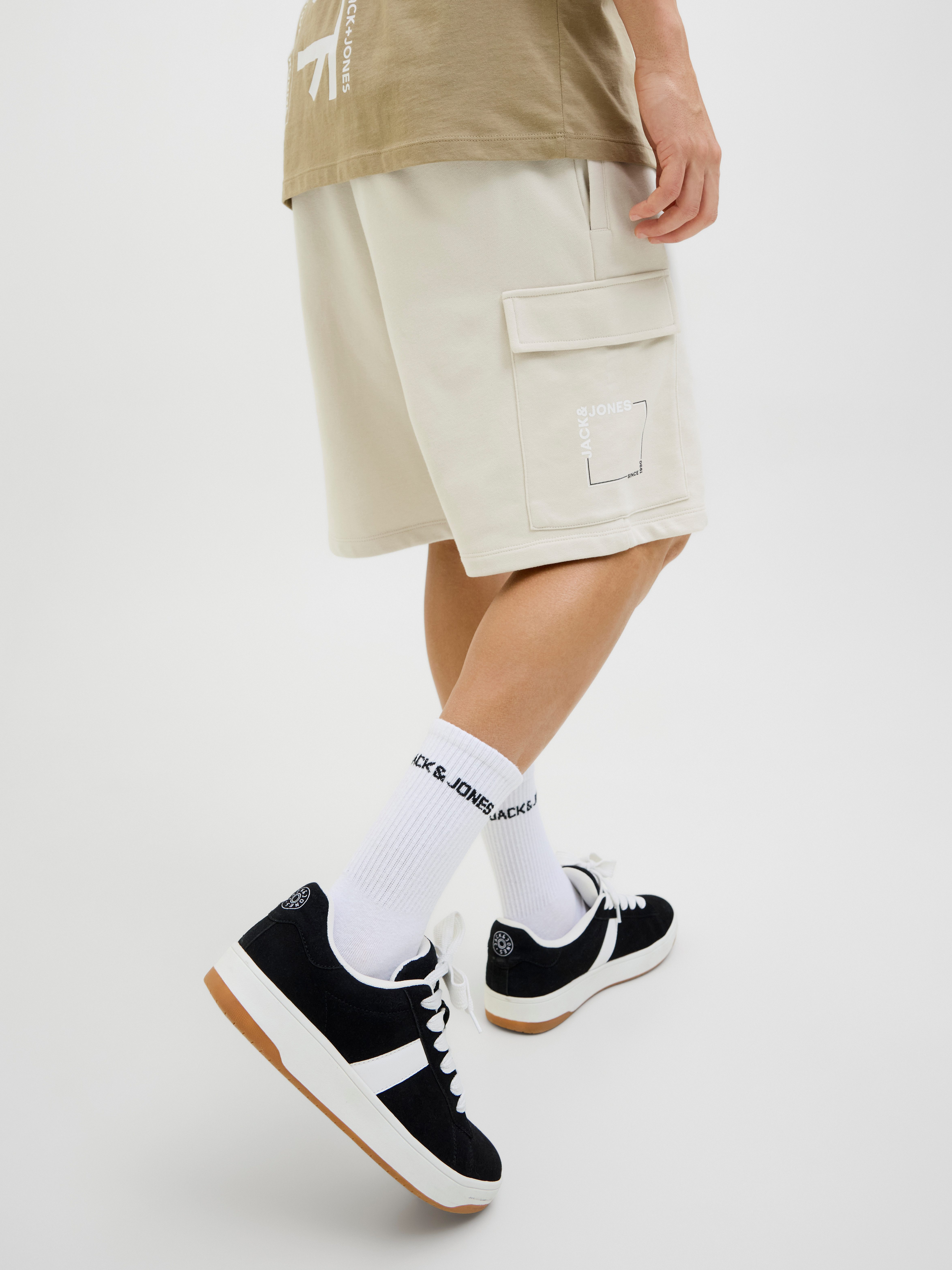 Jack & Jones Short JPSTKANE SCRIPT SWEAT SHORTS LNG