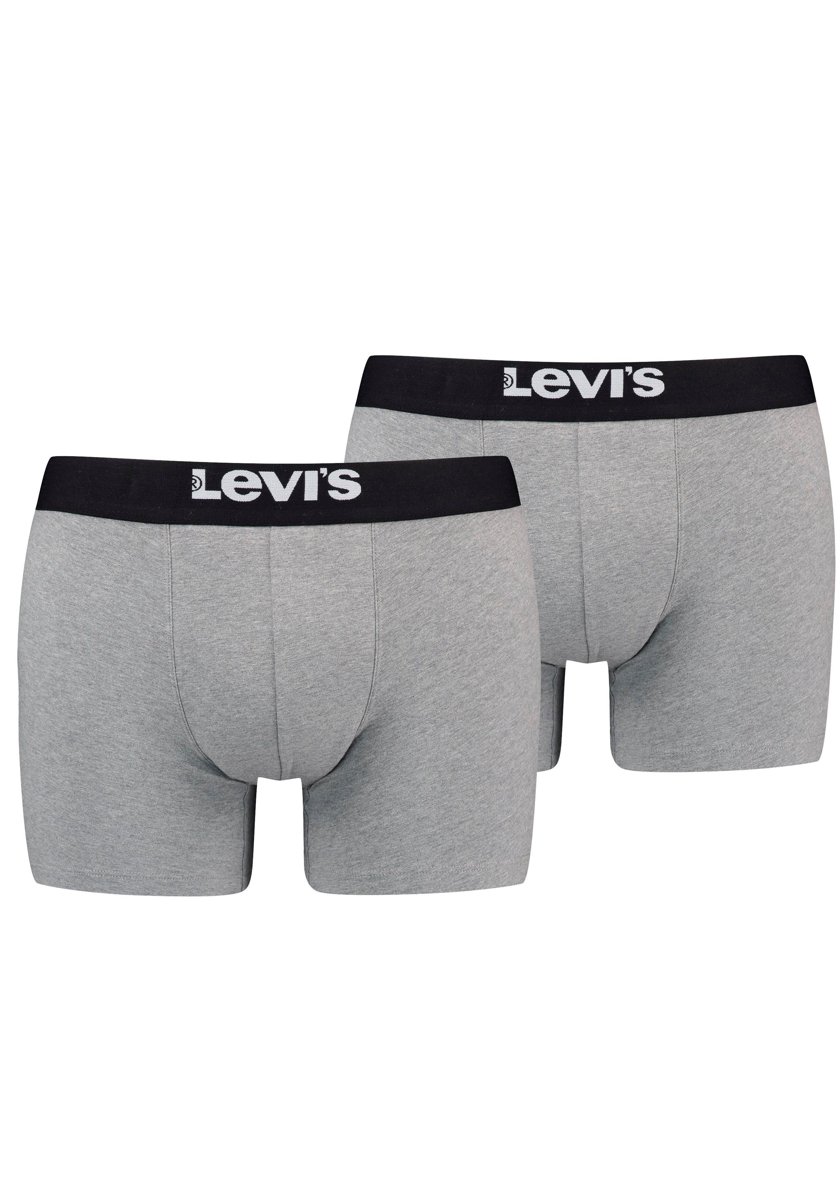 Levi's® Boxershort LEVIS MEN SLD BASC BOXER BRIEF ORG CO 2P (Set van 2)