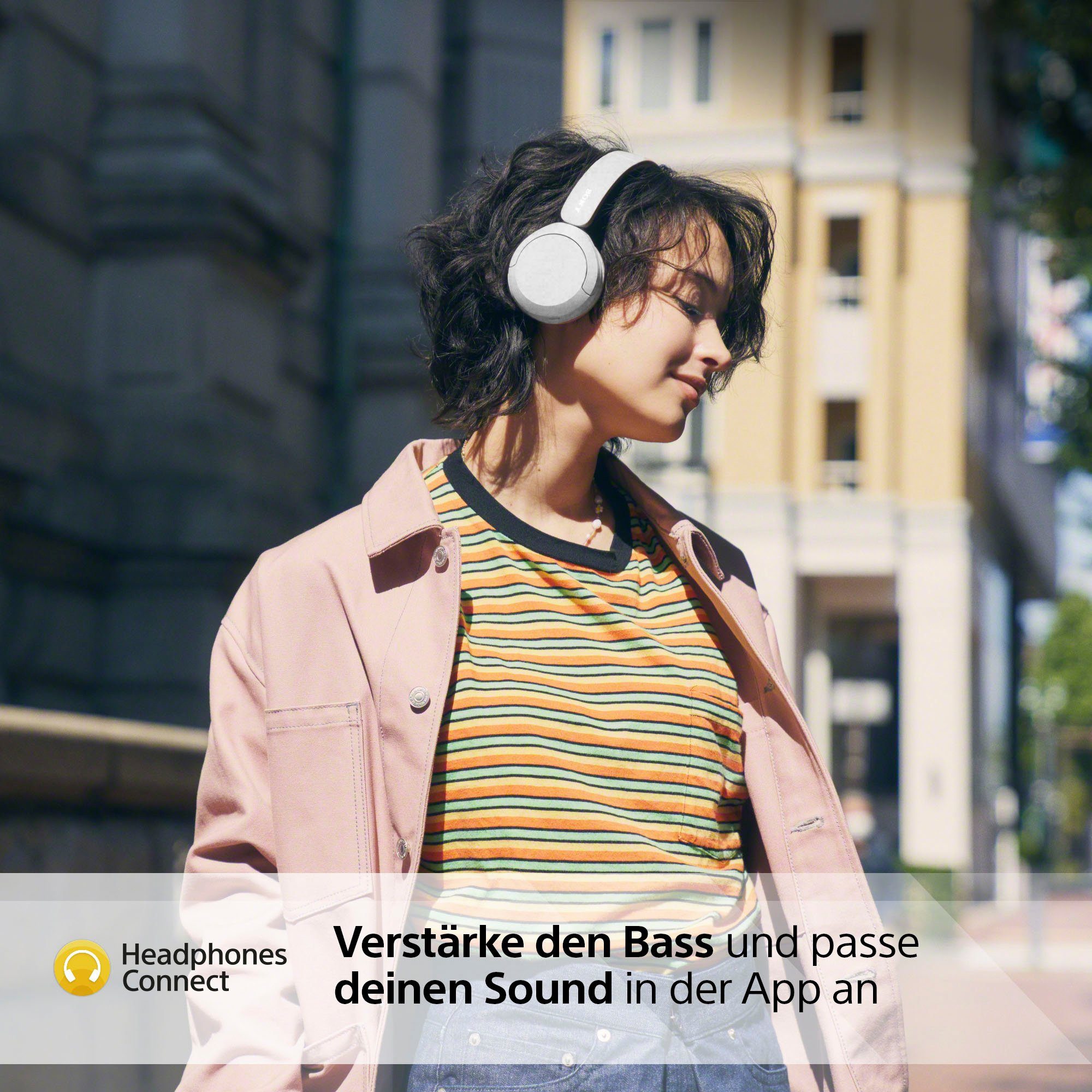 Sony Bluetooth-hoofdtelefoon WHCH520 200 uur max. accuduur (standby)