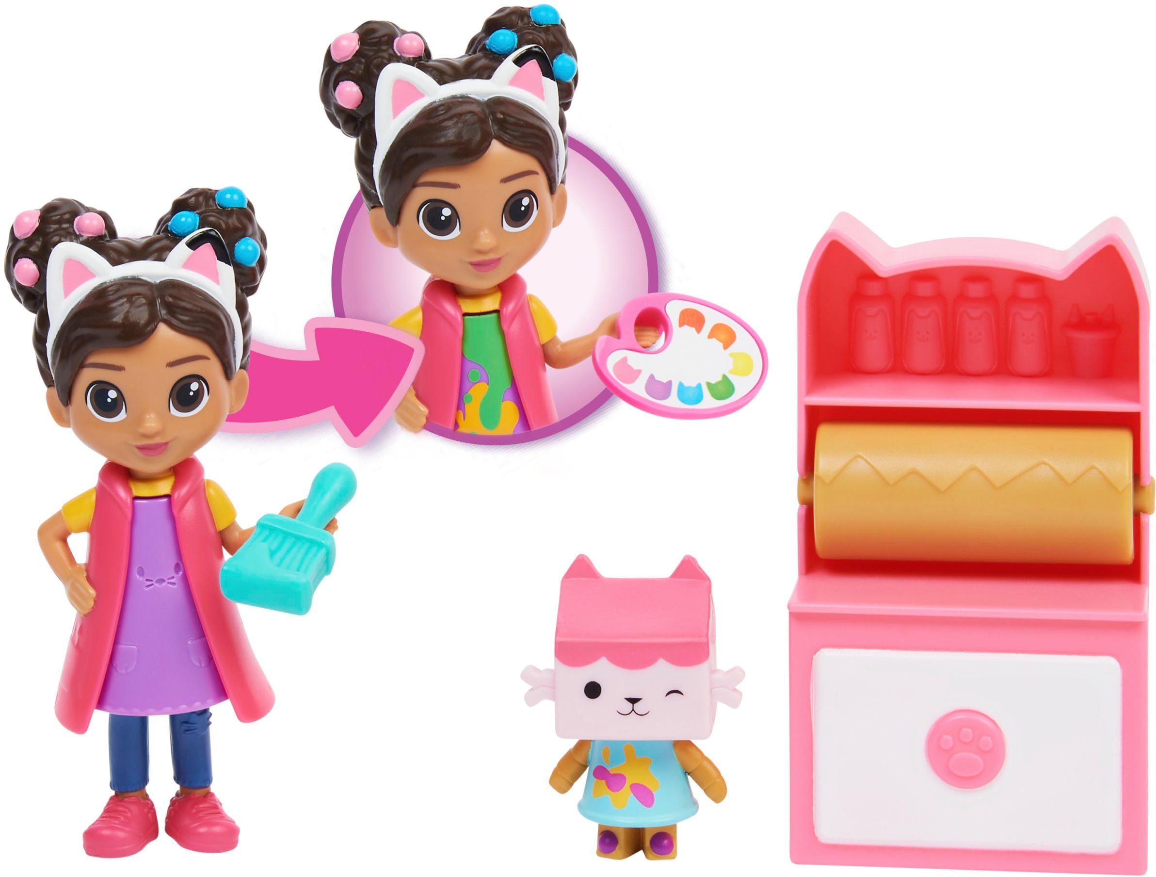 Spin Master Speelwereld Gabby's Dollhouse - CAT-tivity set – knutselset met baby box