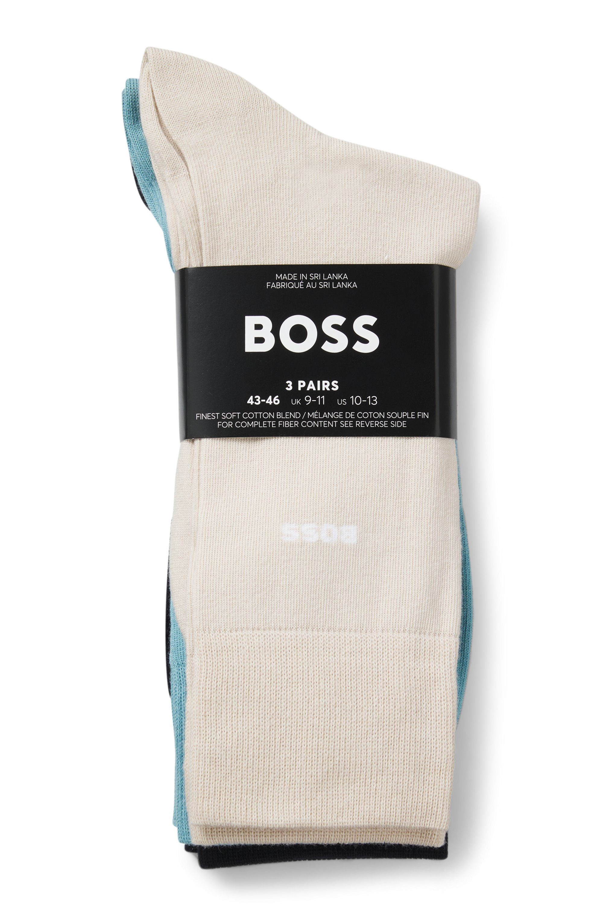 BOSS Sokken 3P RS Uni (3 paar)