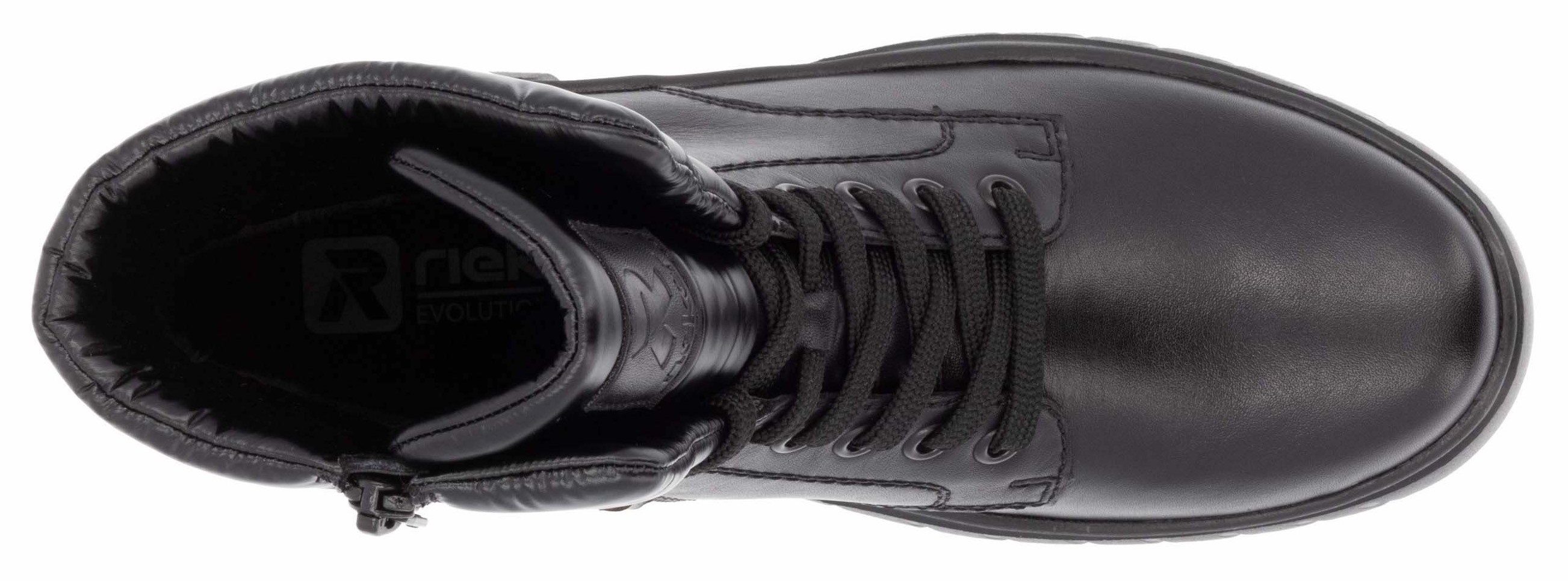 Rieker EVOLUTION Veterschoenen enkellaars, plateaulaarzen met schaptrandvering