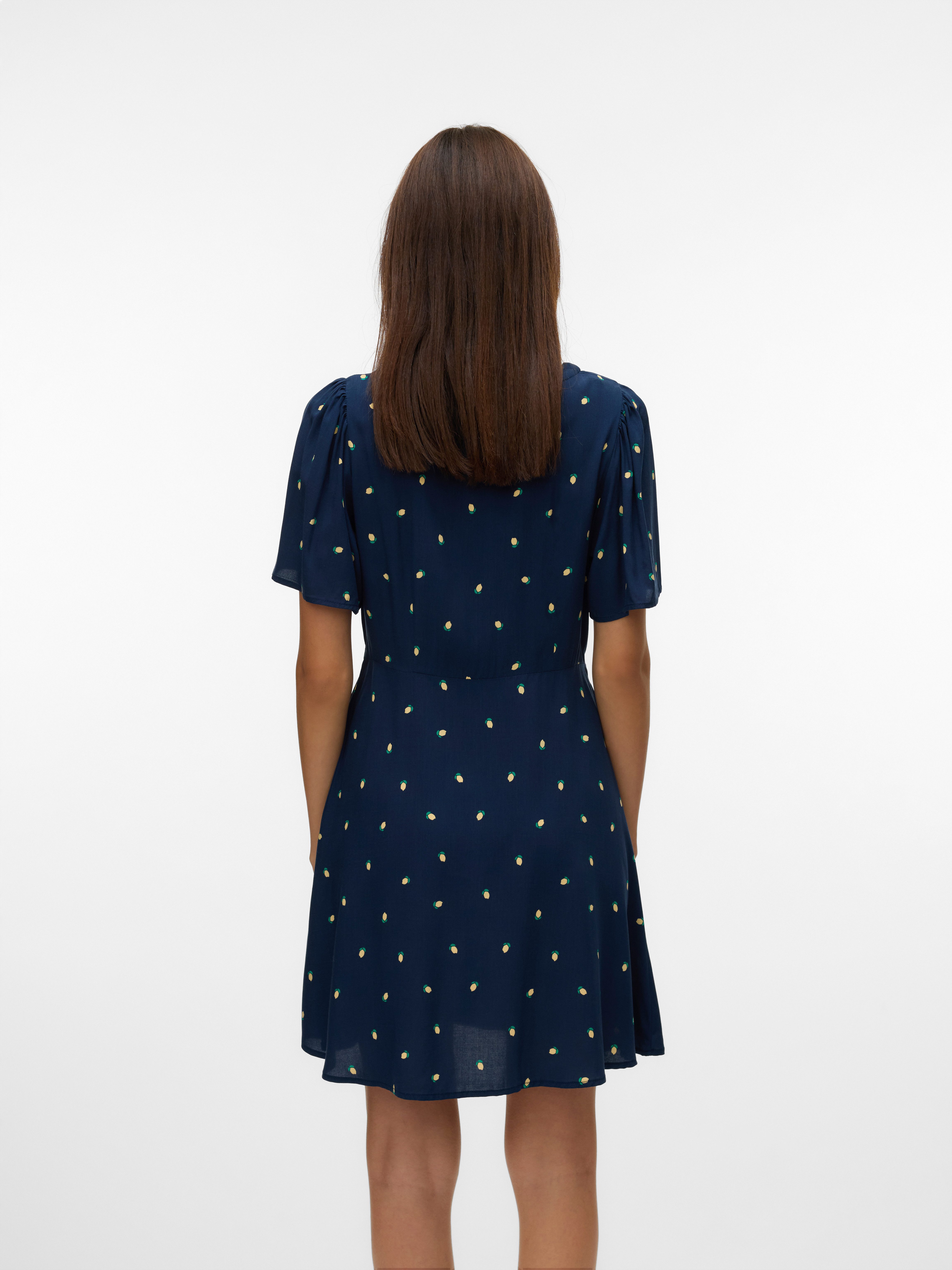 Vero Moda Mini-jurk VMALBA SS SHORT DRESS WVN NOOS