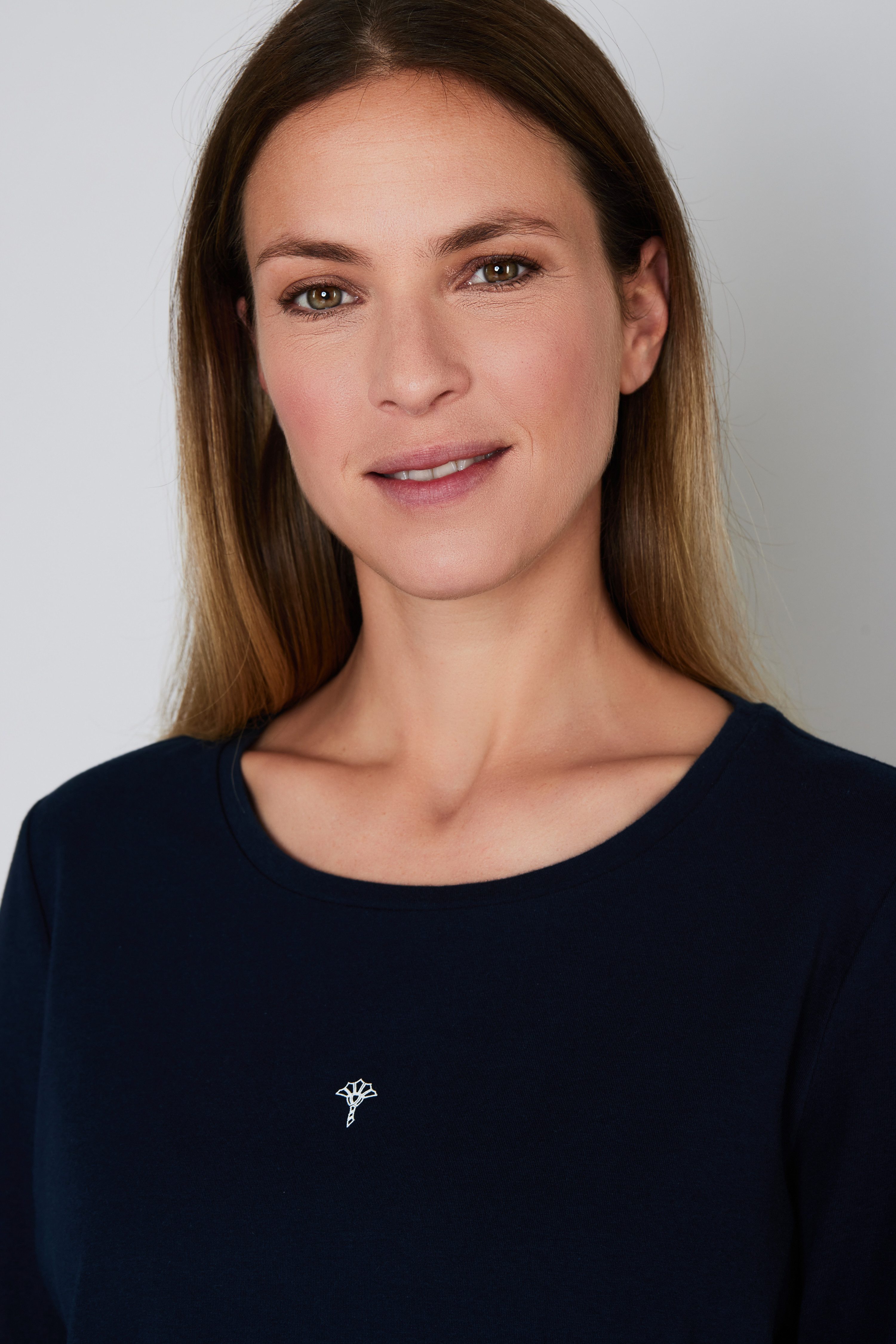 JOOP! Shirt met lange mouwen Cosy met een ronde hals