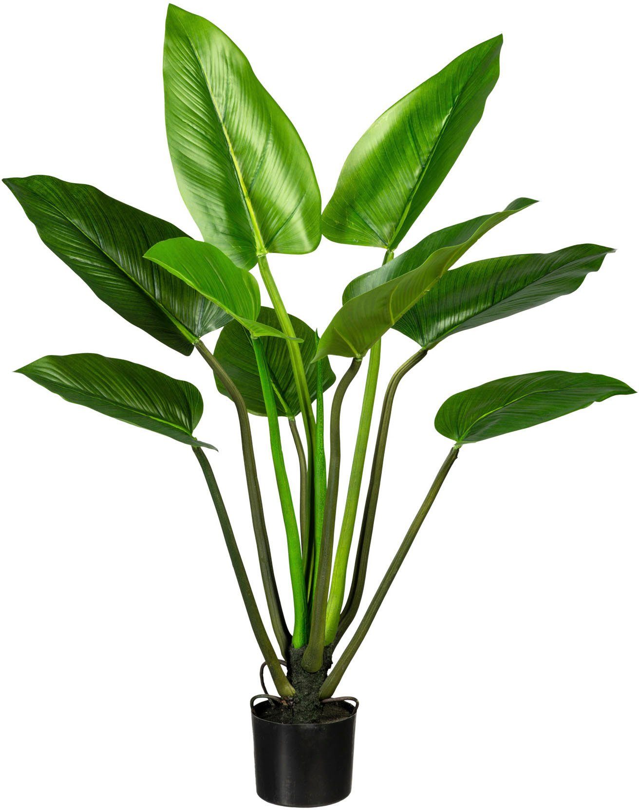 Creativ green Kunst-potplanten Philodendron set van 2
