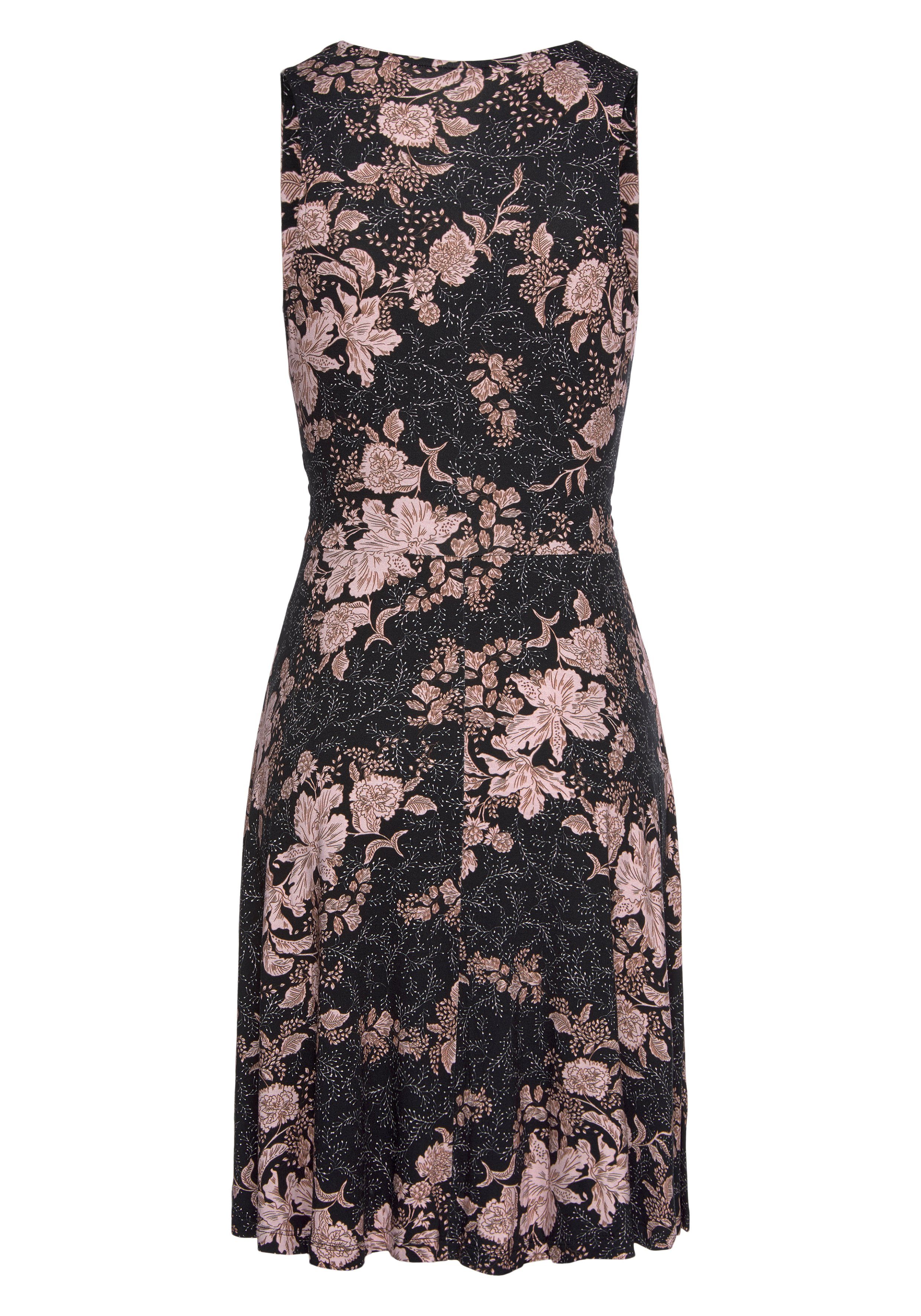 Vivance Jerseyjurk met all-over print in wikkel-look, zomerjurk, strandjurk