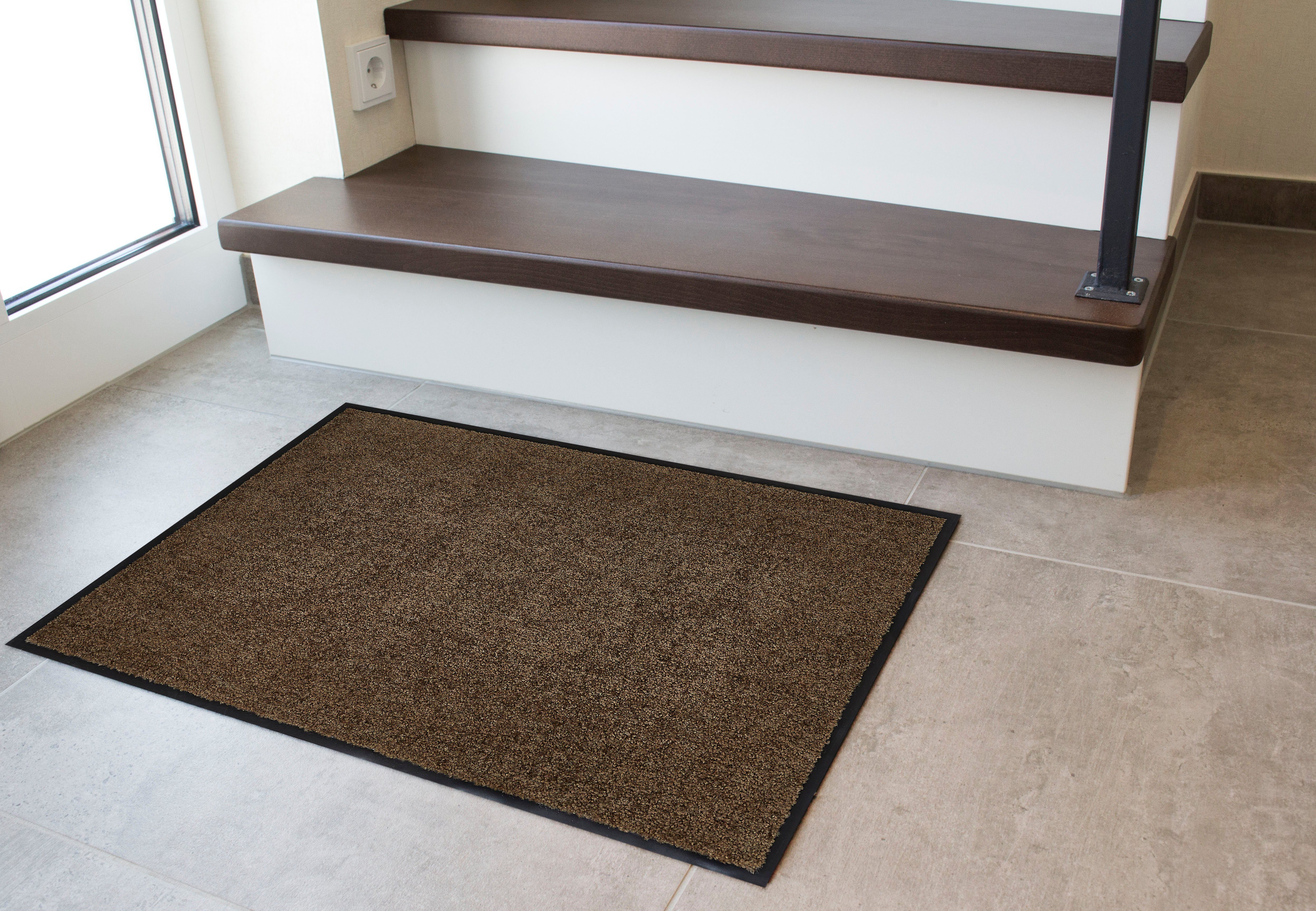 Andiamo Mat Super Wash & Clean, Made in Belgium Vuilopvangmat, uni kleuren, antislip, wasbaar