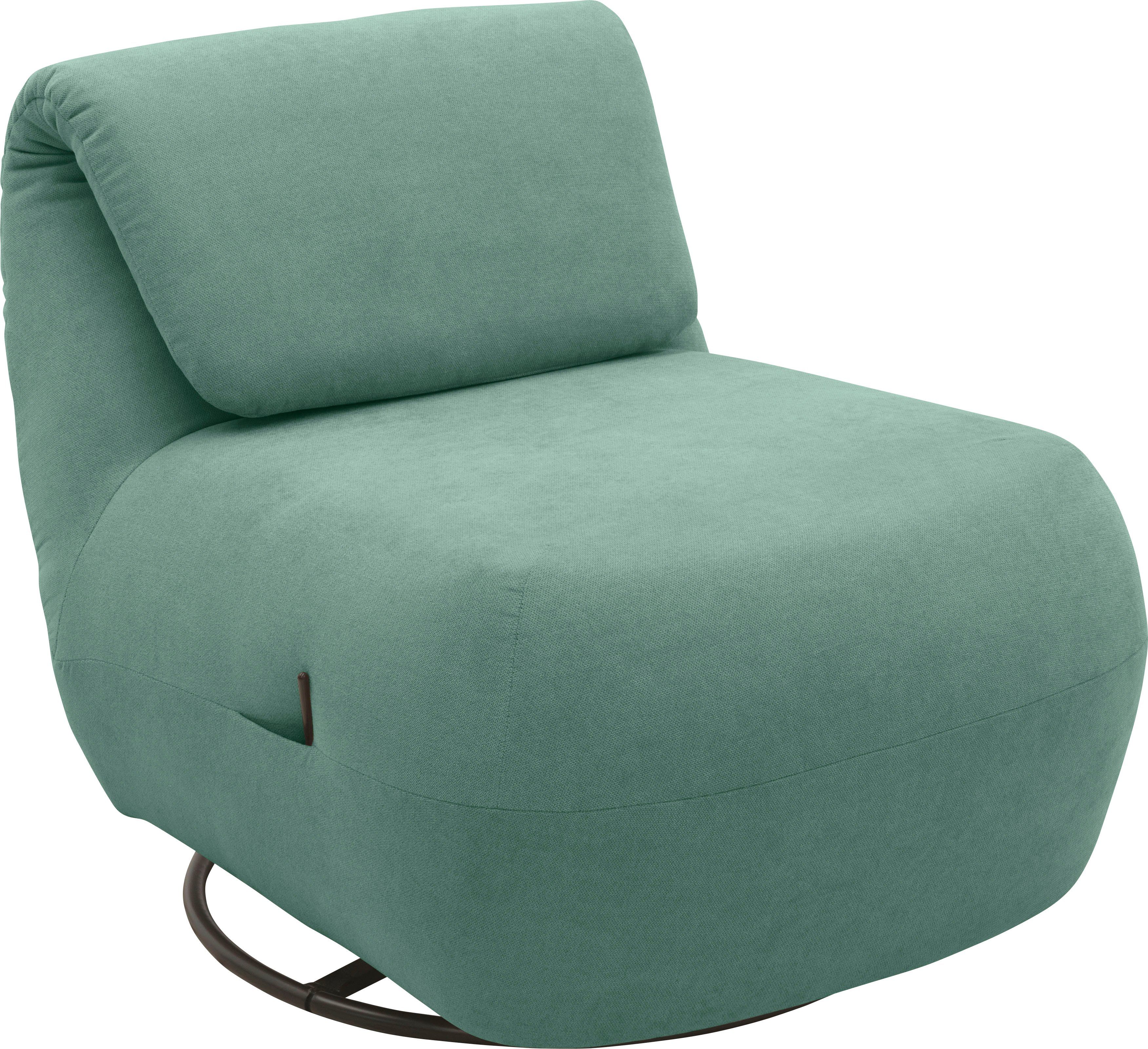 andas Relaxfauteuil Emberson stoel, rugleuning opklapbaar, draaistoel Verstelbare rugleuning, draaifunctie, naar keuze ook Swivel (wip) functie