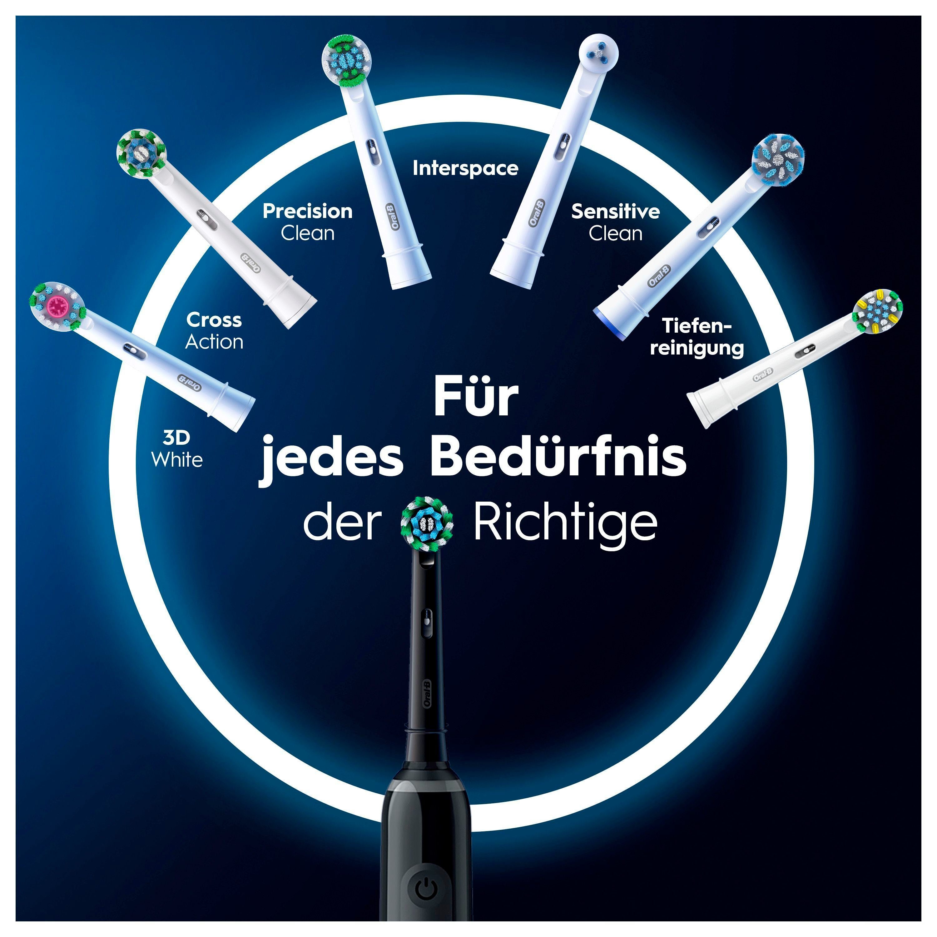 Oral B Elektrische tandenborstel Pro 3 3900 Dubbelpak 3 reinigingsstanden