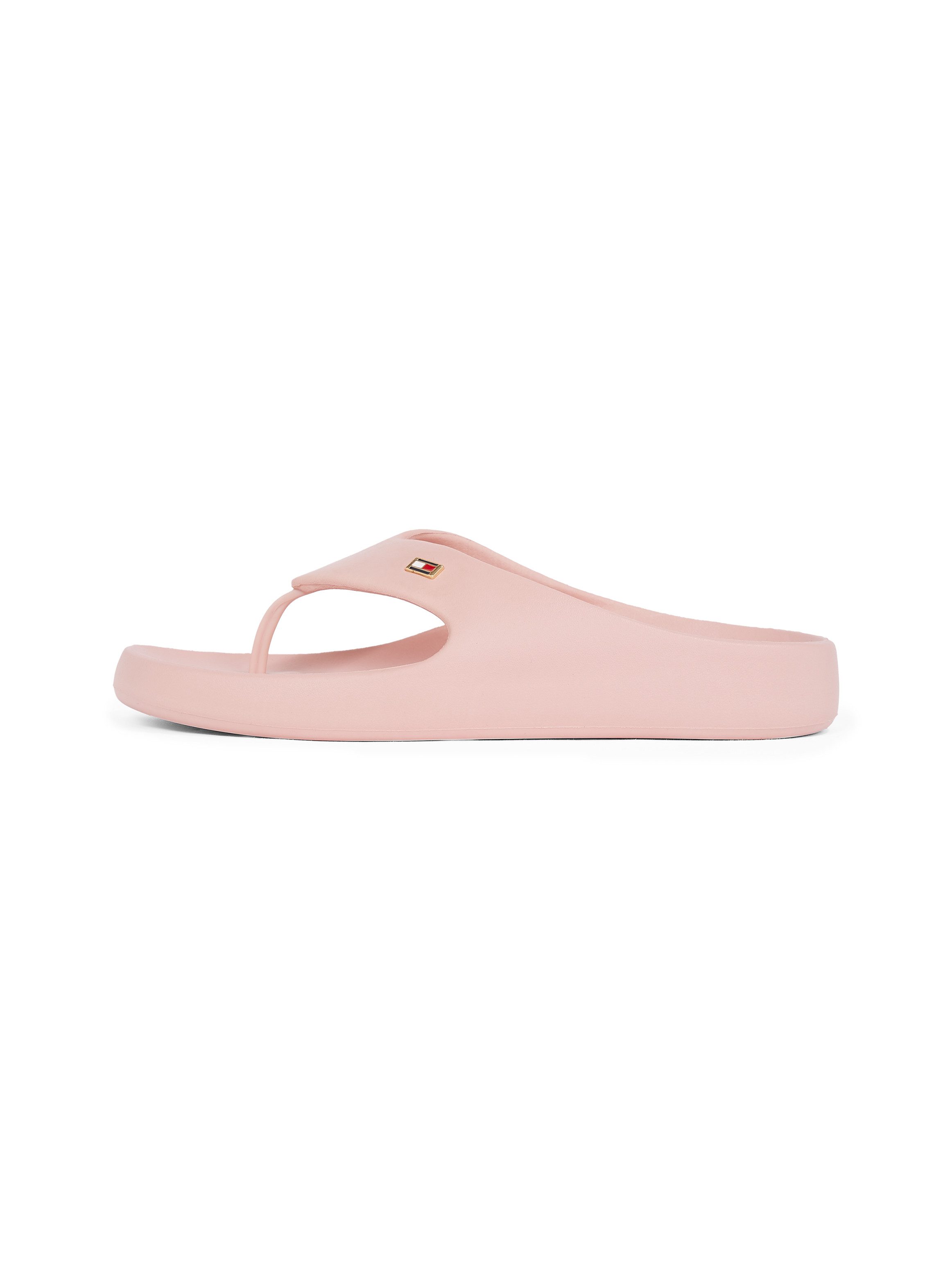 Tommy Hilfiger Teenslippers TH COMFORT BEACH SANDAL , dianette, zomerschoen, comfortabele schoen met kleine logoborduring