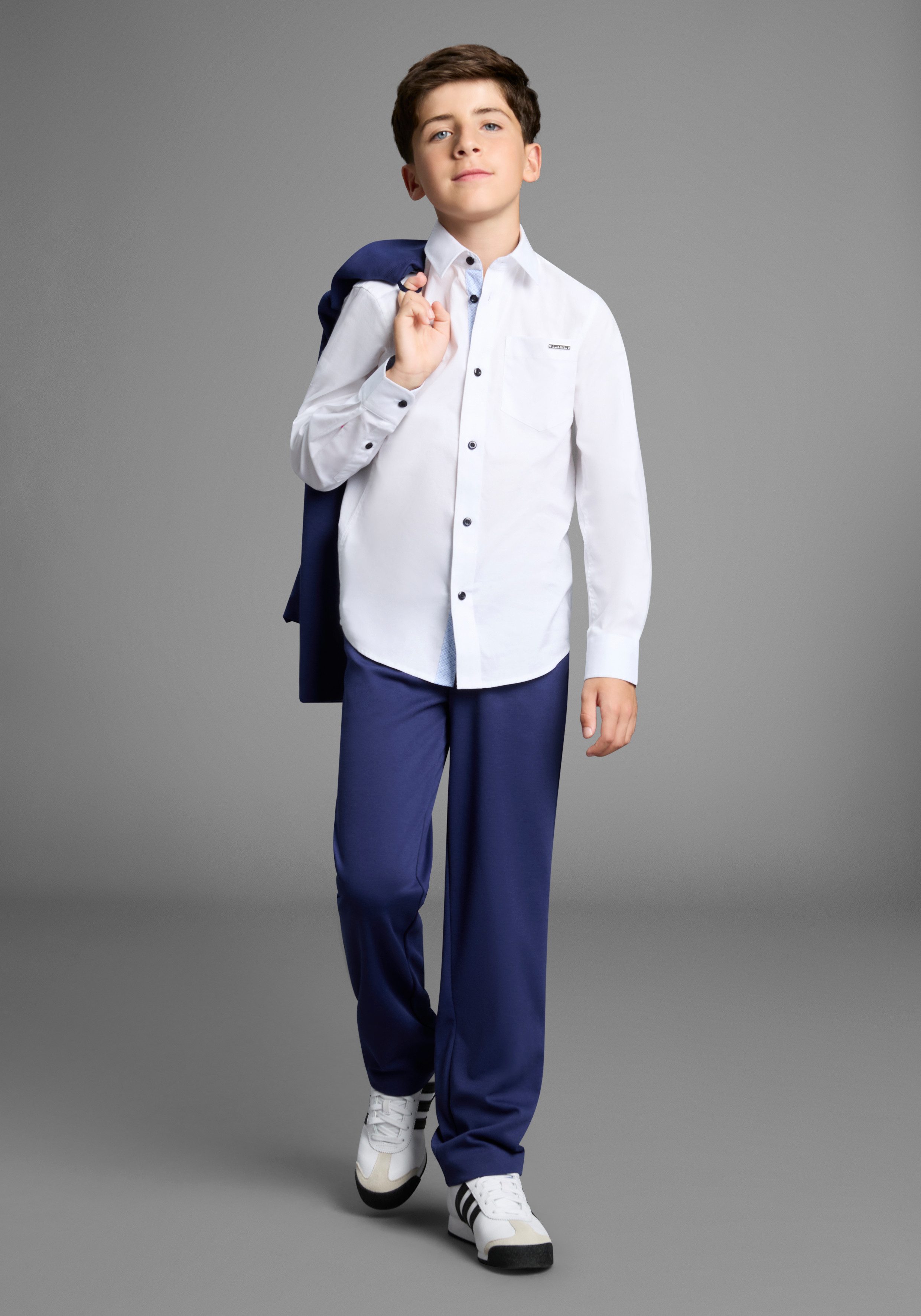Bruno Banani Overhemd met lange mouwen Overhemd voor jongens NIEUW! BRUNO BANANI voor TIENERS. Elegant overhemd